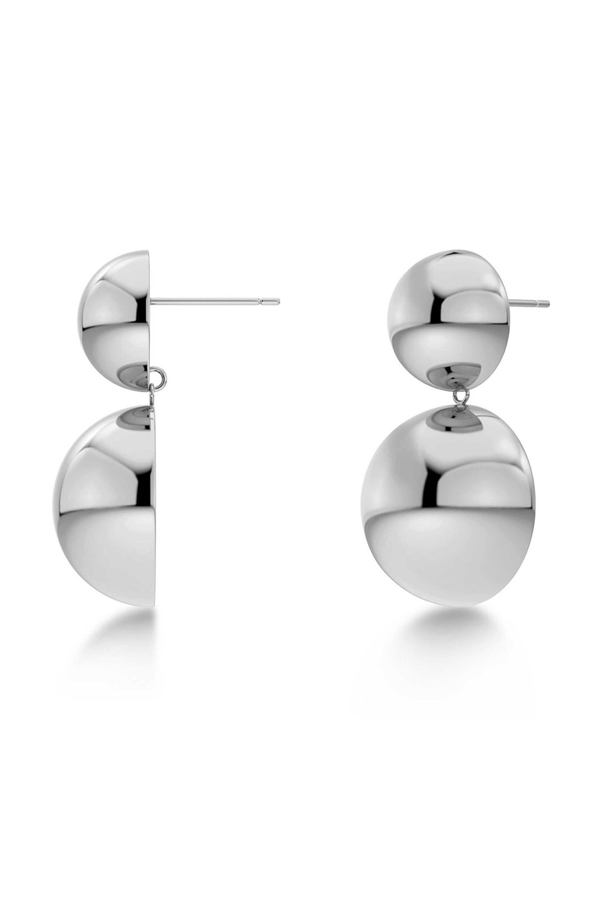 EDBLAD γυναικεία σκουλαρίκια "Sphere Earrings L Steel" - 129490