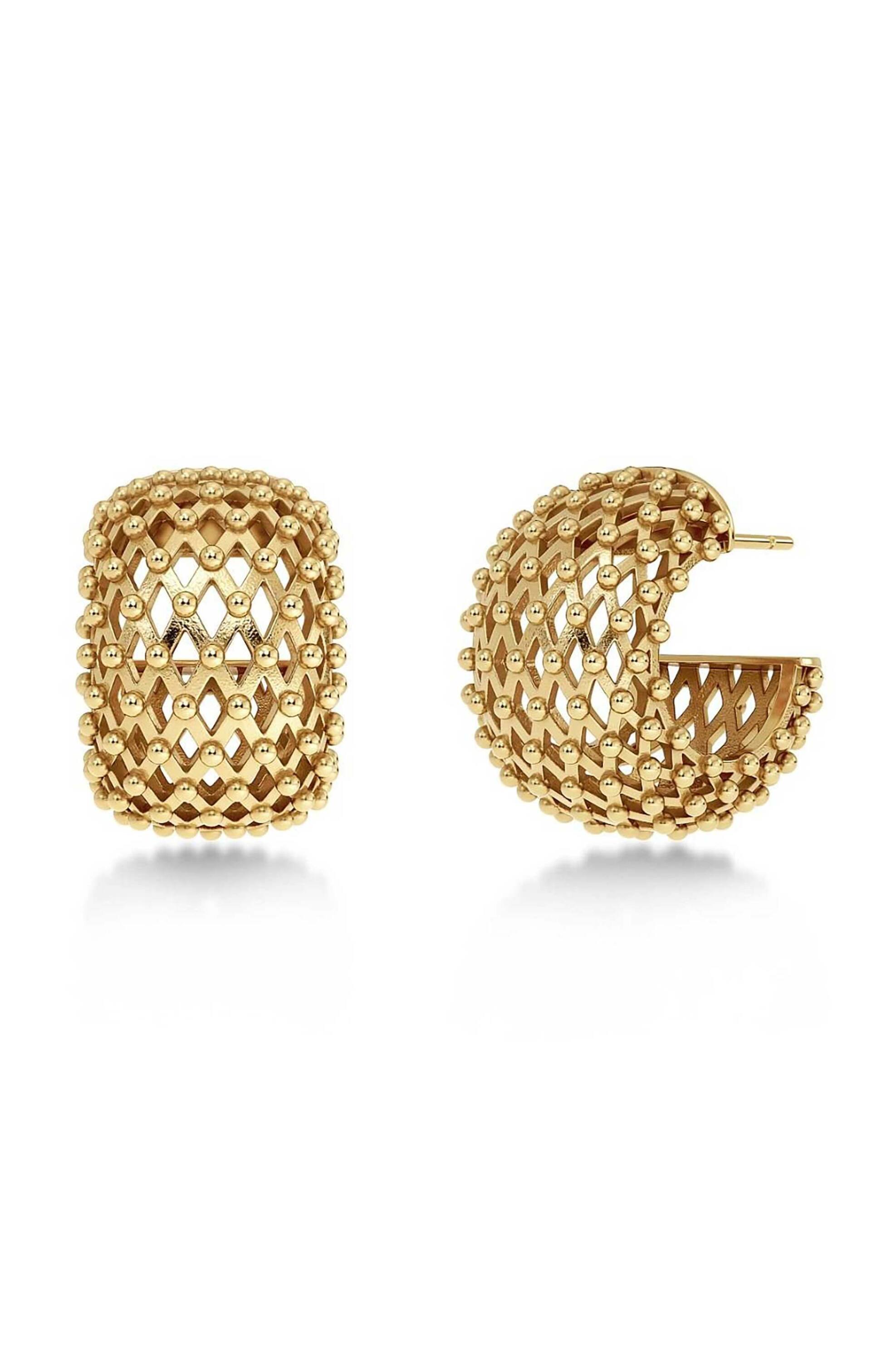 EDBLAD γυναικεία σκουλαρίκια "Viva Hoops L Gold"