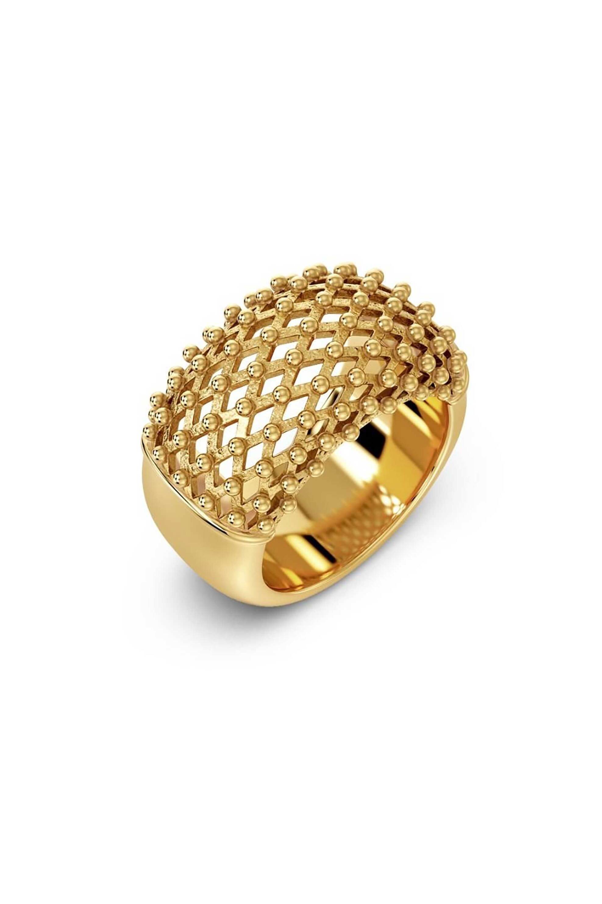 EDBLAD γυναικείo δαχτυλίδι "Viva Ring Gold" (M) - 129511-M