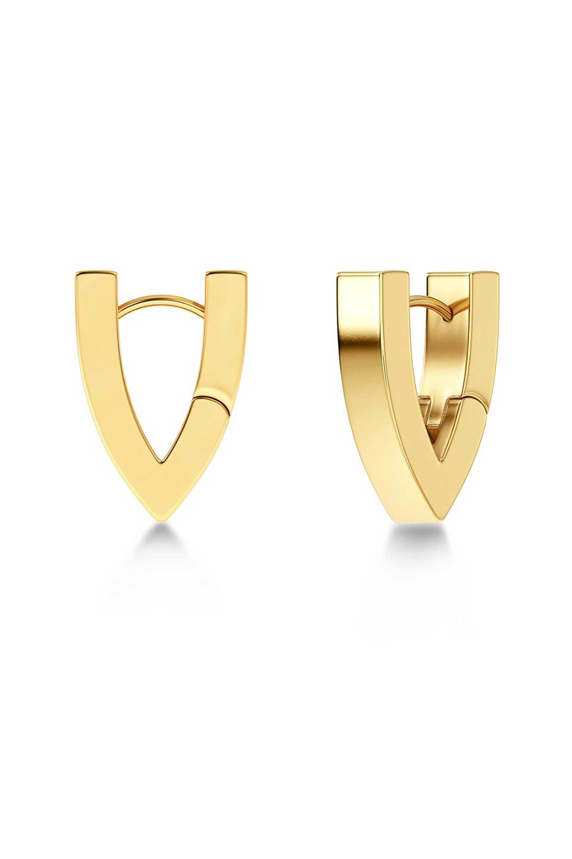 EDBLAD γυναικεία σκουλαρίκια "Valley Hoops L Gold" - 129763