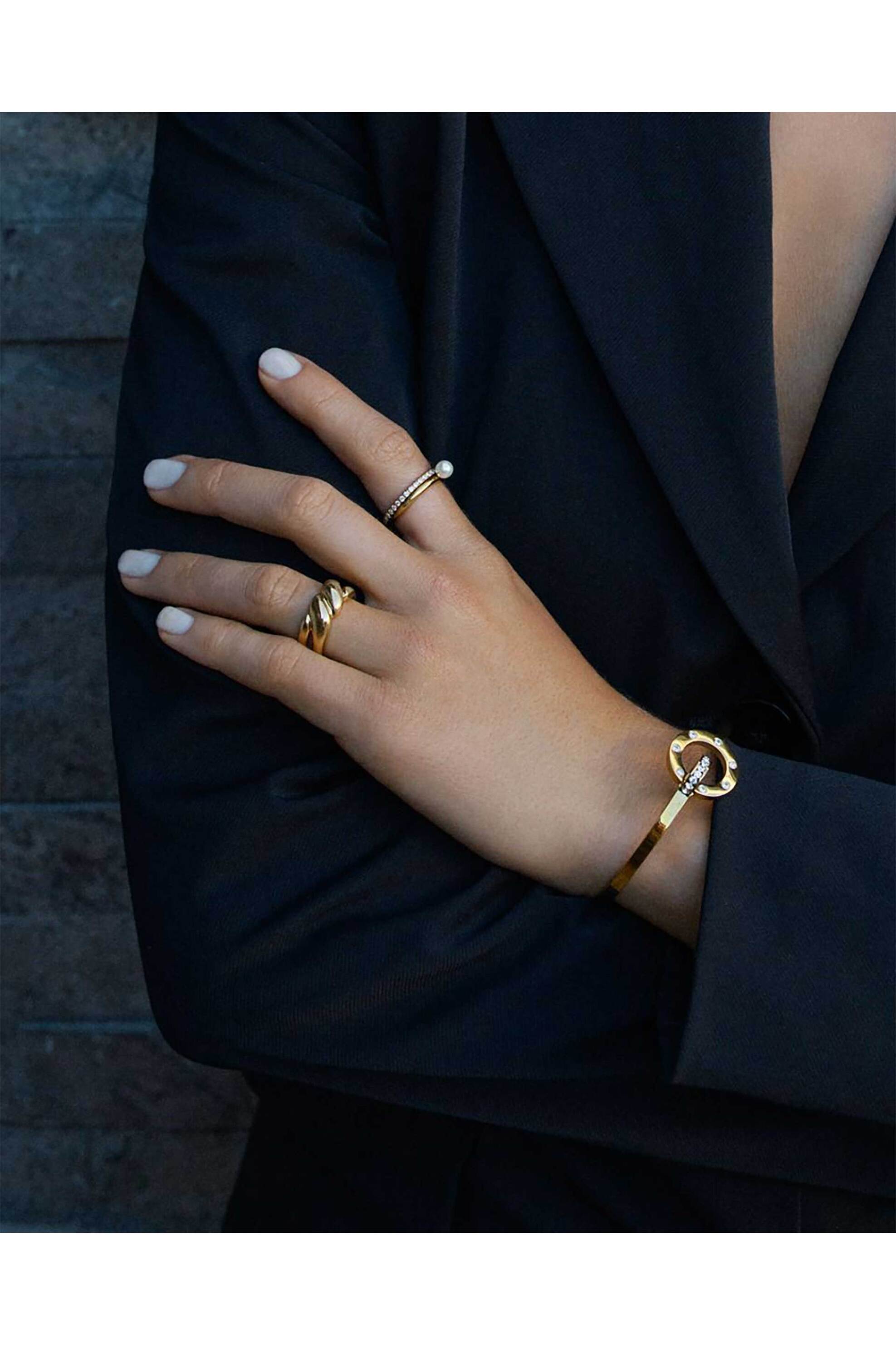 Edblad Γυναικείο Βραχιόλι Ida Bangle Gold L - 111476-L