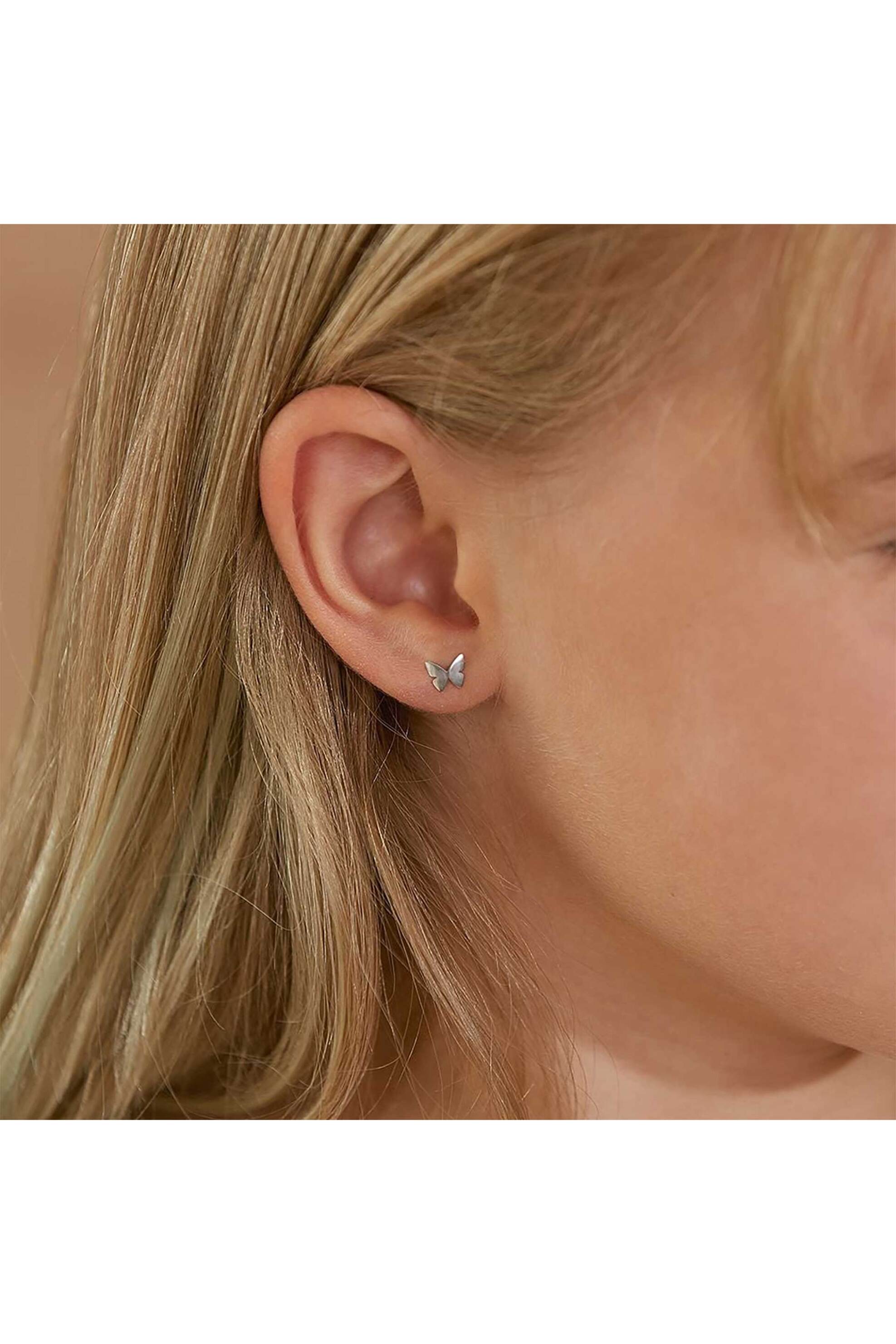 EDBLAD παιδικά σκουλαρίκια "Papillon Kids Steel" - 124085 φωτογραφία