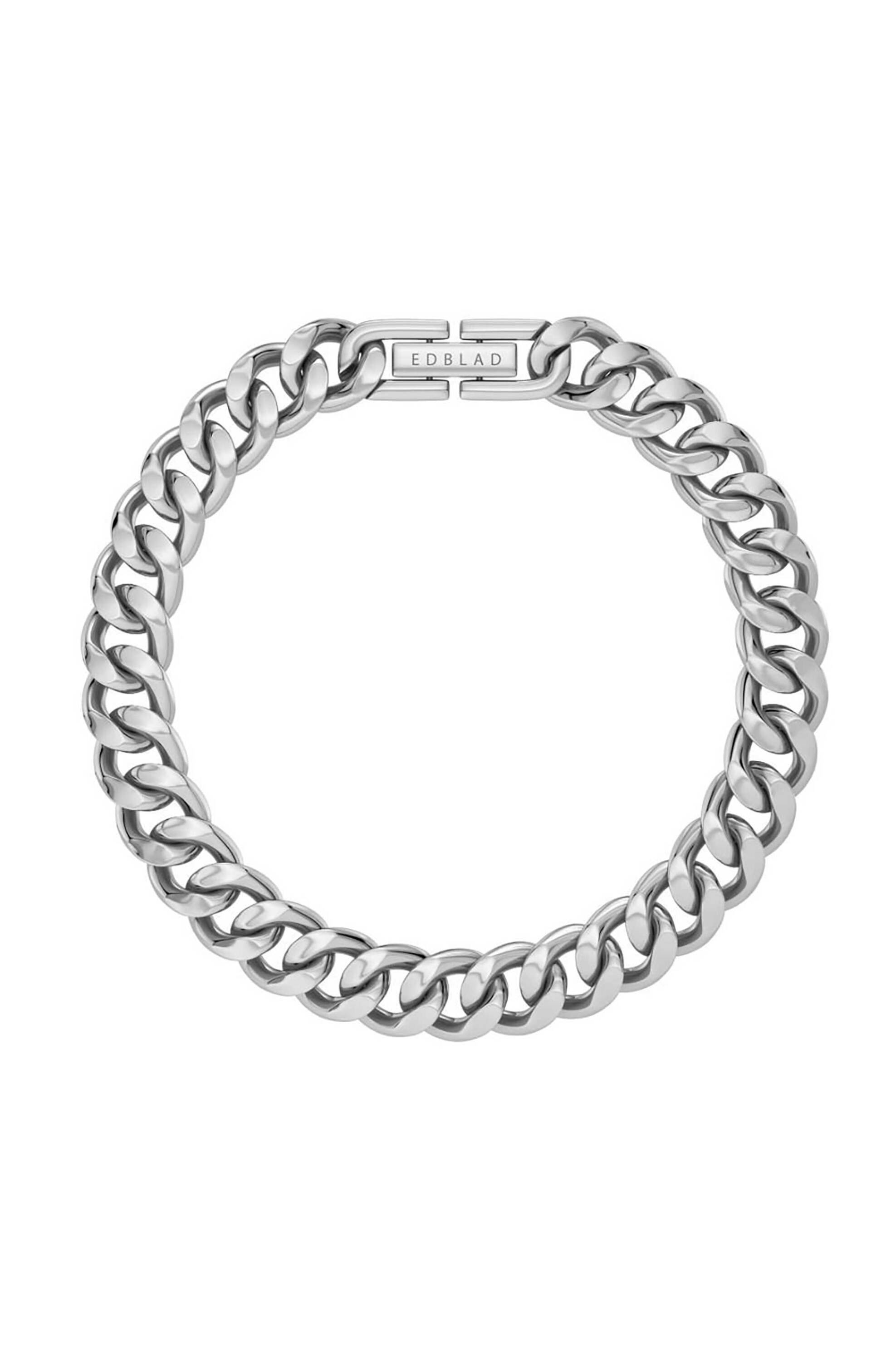 EDBLAD γυναικείο βραχιόλι "Curb Chain Bracelet Steel" (L) - 127403-L