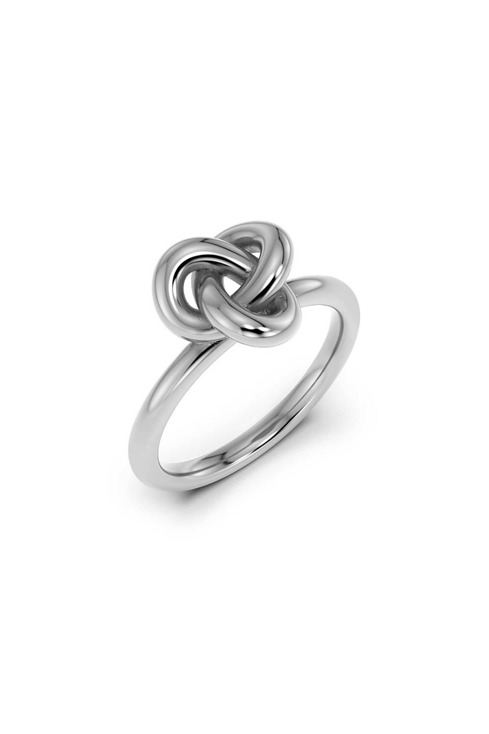 EDBLAD γυναικείο δαχτυλίδι "Infinity Knot Steel" (L) - 129866-L