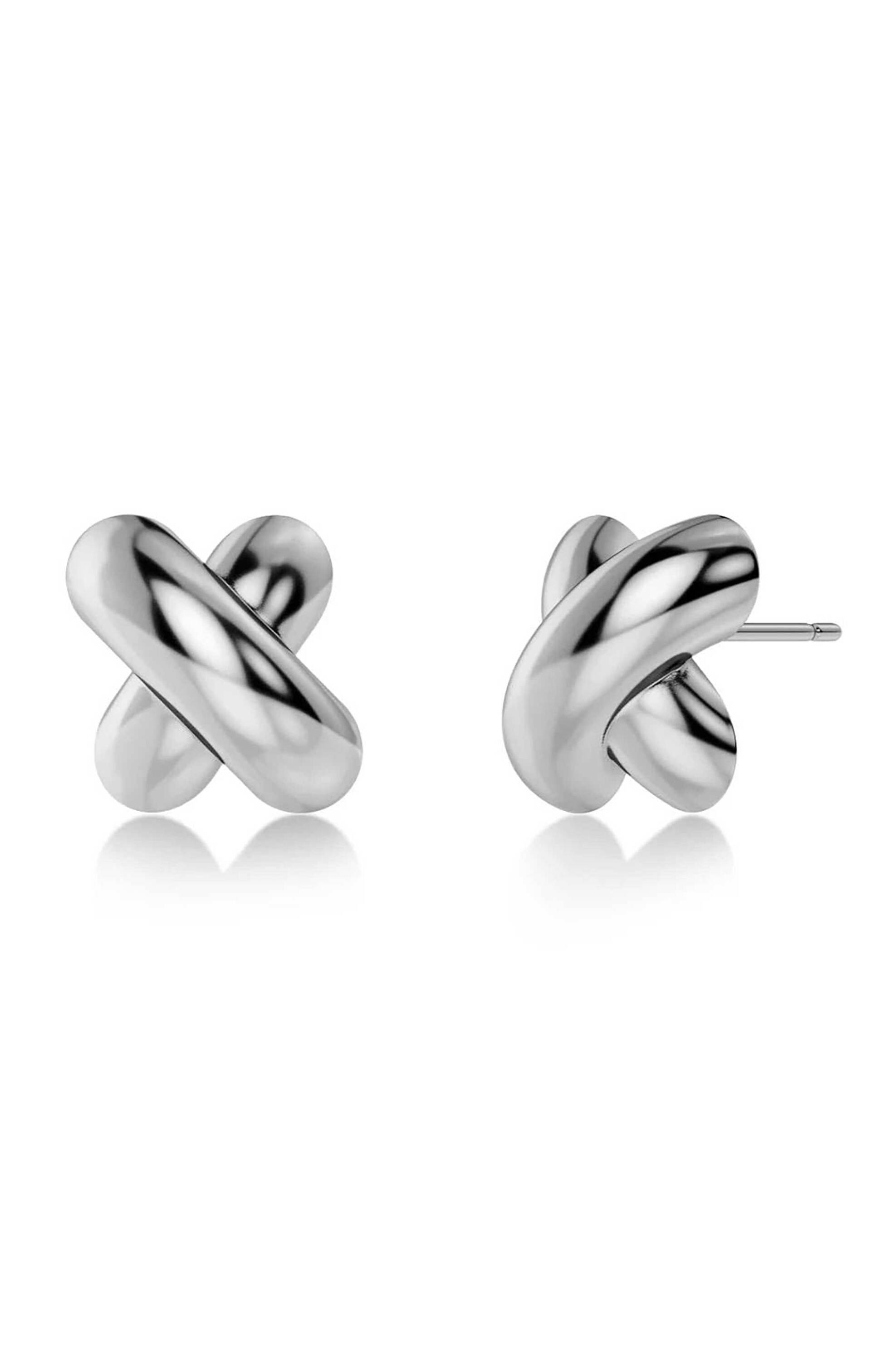 EDBLAD γυναικεία σκουλαρίκια "Alexa Studs L Silver" - 130212