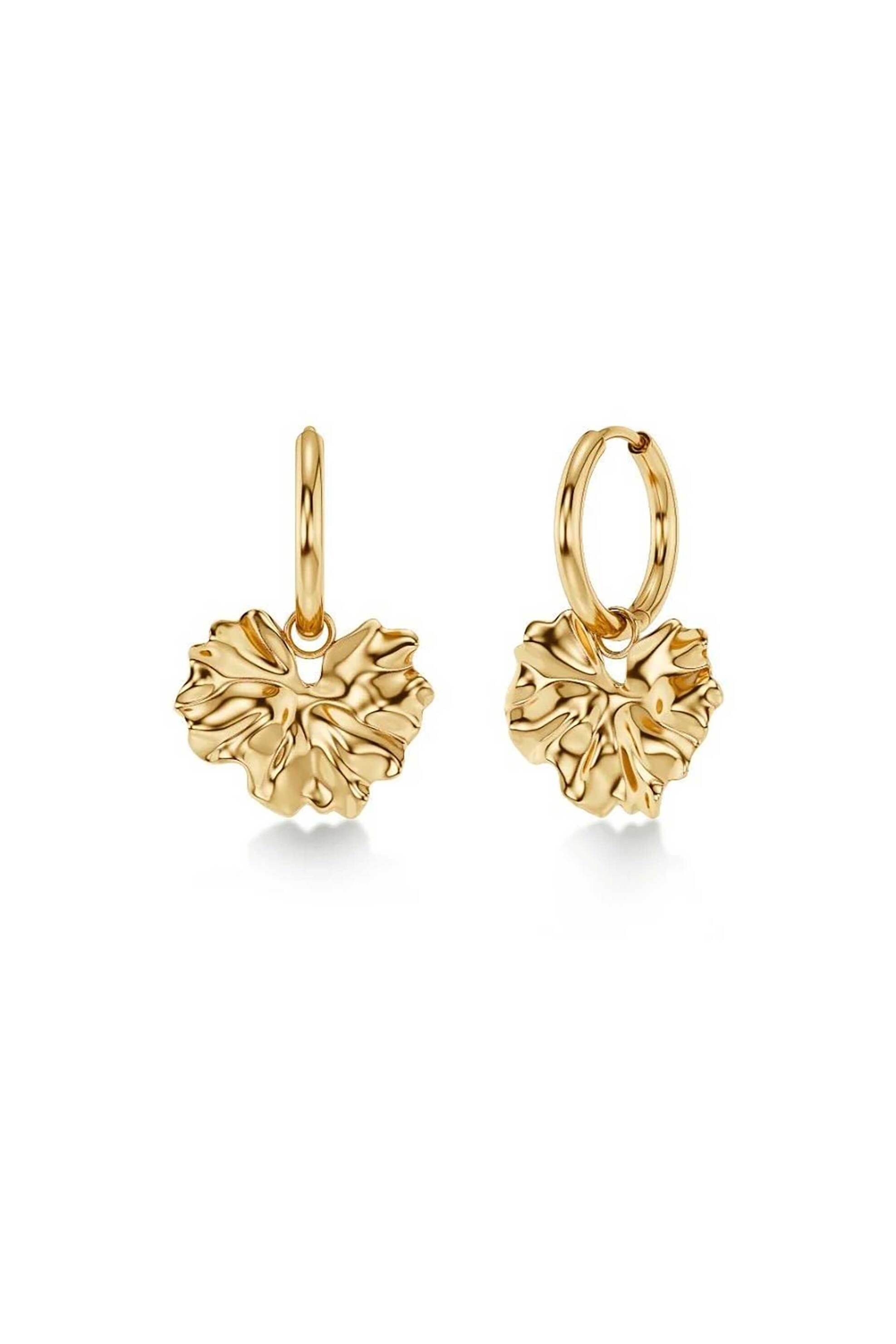 EDBLAD γυναικεία σκουλαρίκια "Gerana Hoops Gold" - 130245