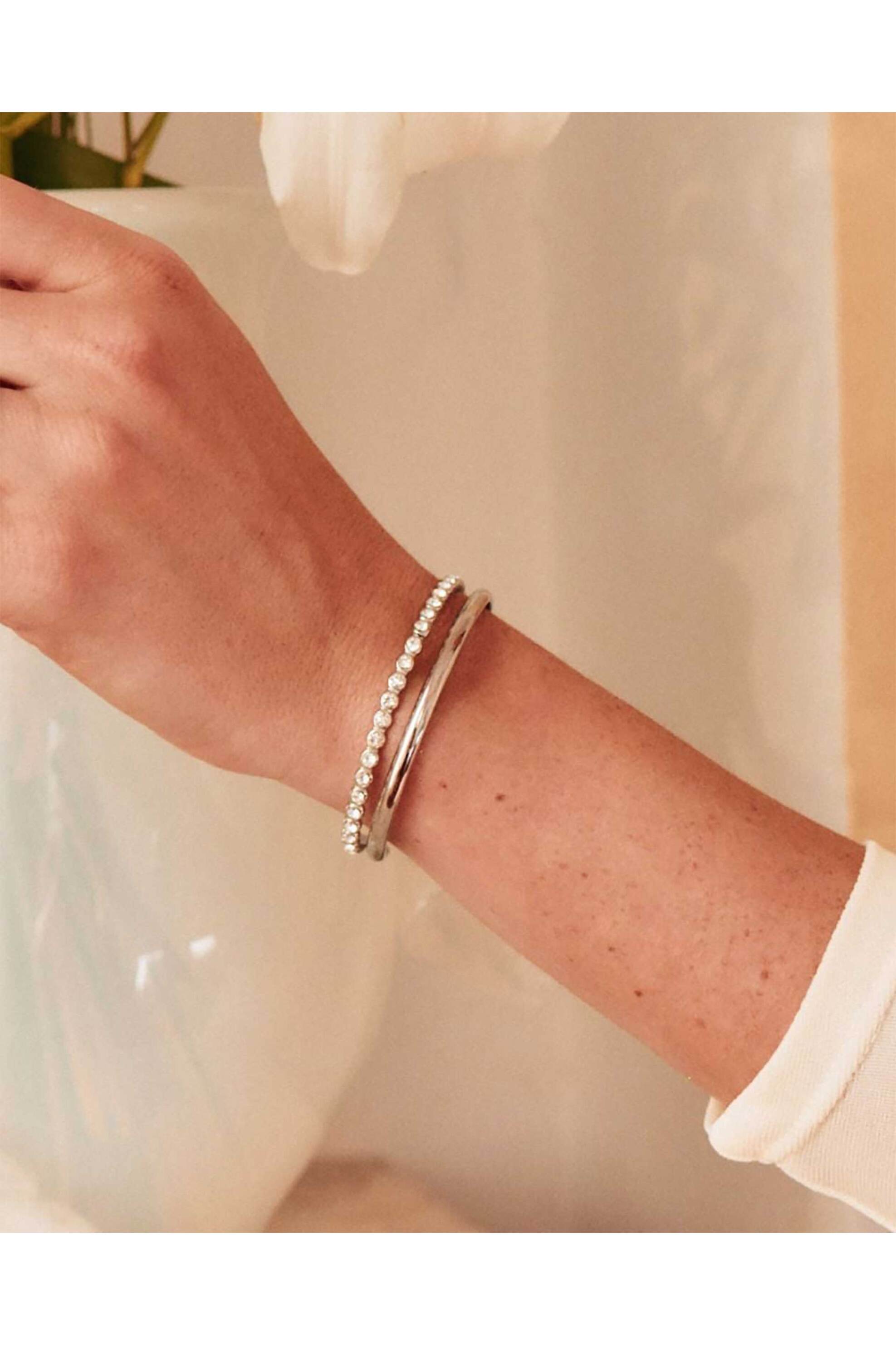 Edblad Γυναικείο Βραχιόλι Grace Bangle Silver L - 130260-L