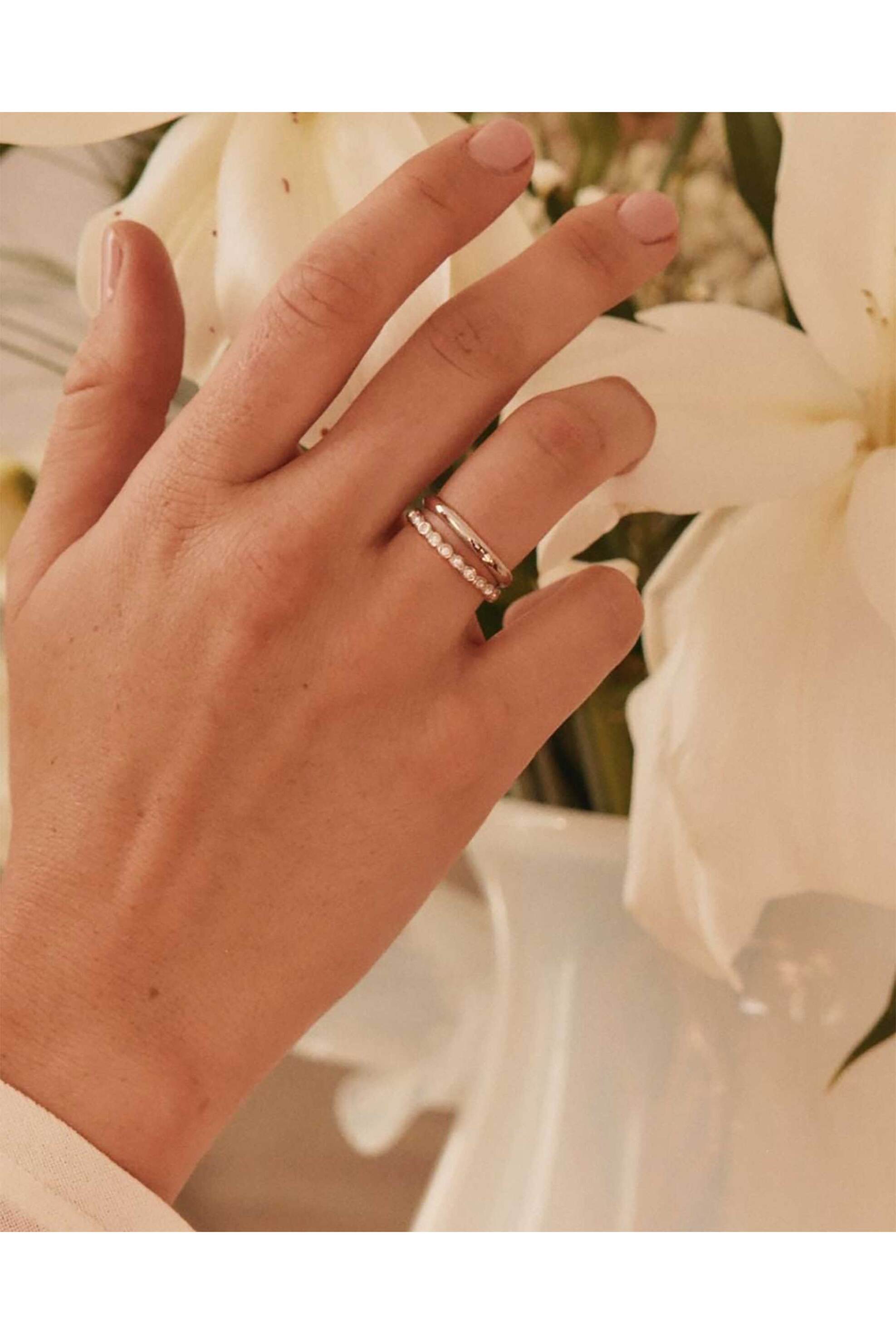 Edblad Γυναικείο Δαχτυλίδι Grace Silver XL - 130262-Xl