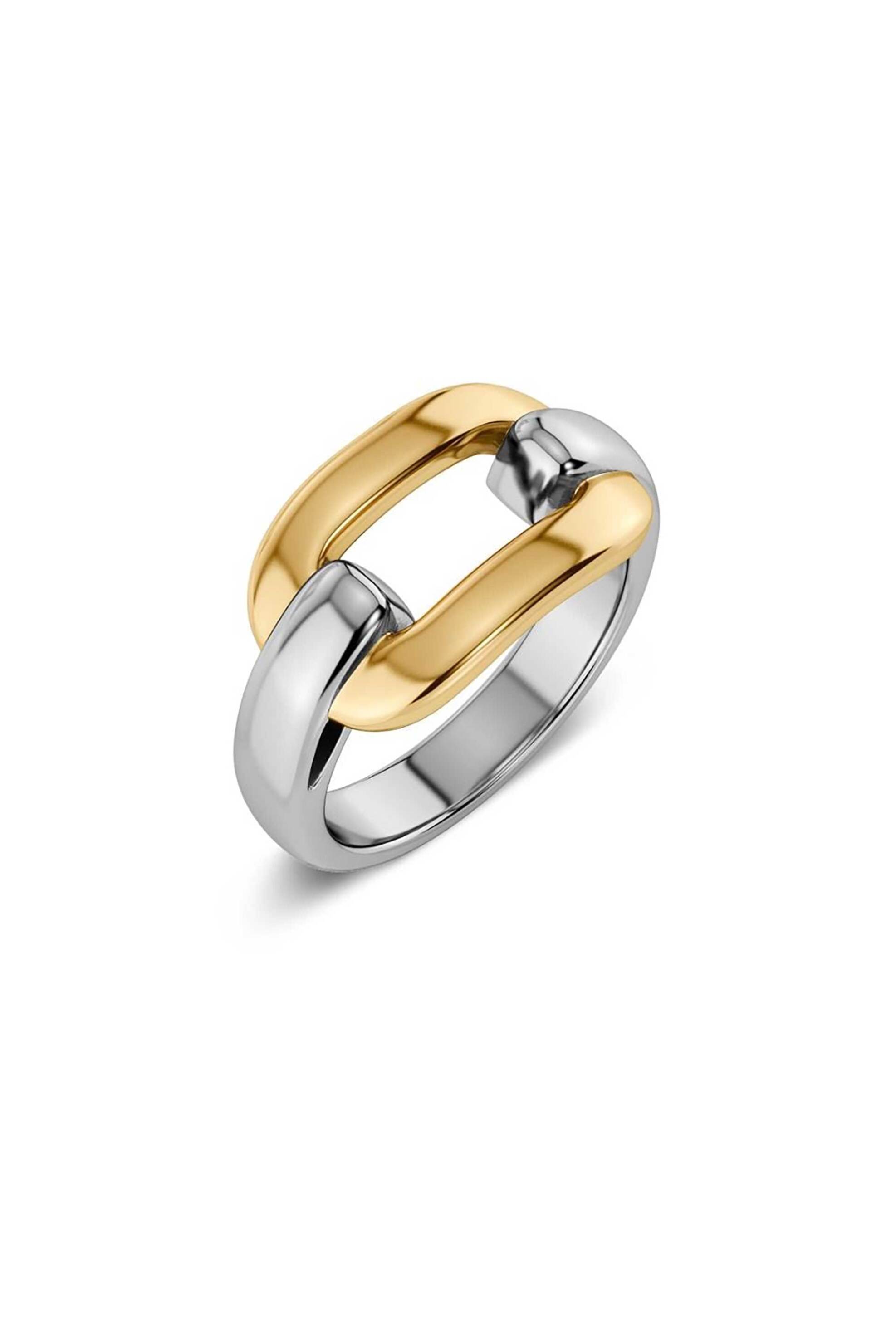 EDBLAD γυναικείο δαχτυλίδι "Medley Ring Silver/Χρυσό L" - 130301-L