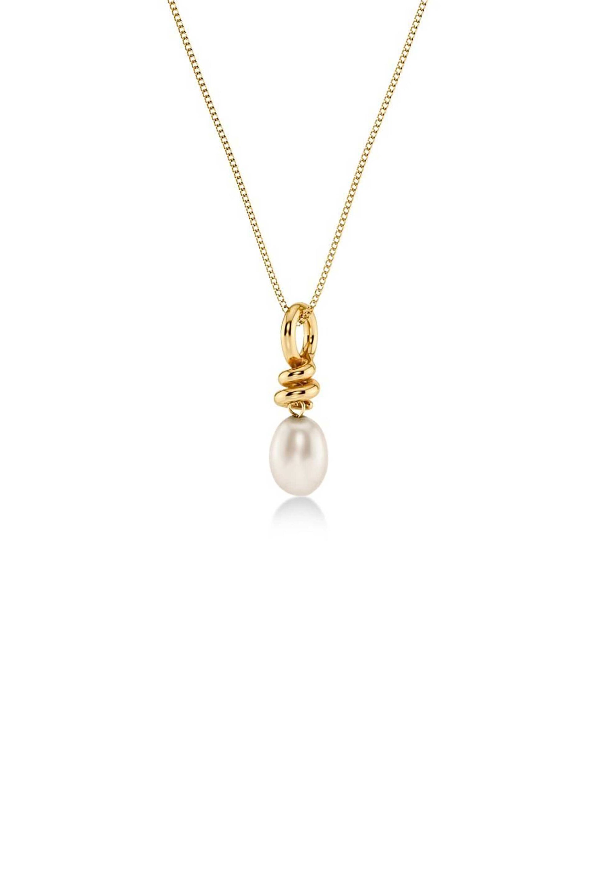 EDBLAD γυναικείο κολιέ "Swivel Pearl Gold S" - 130336