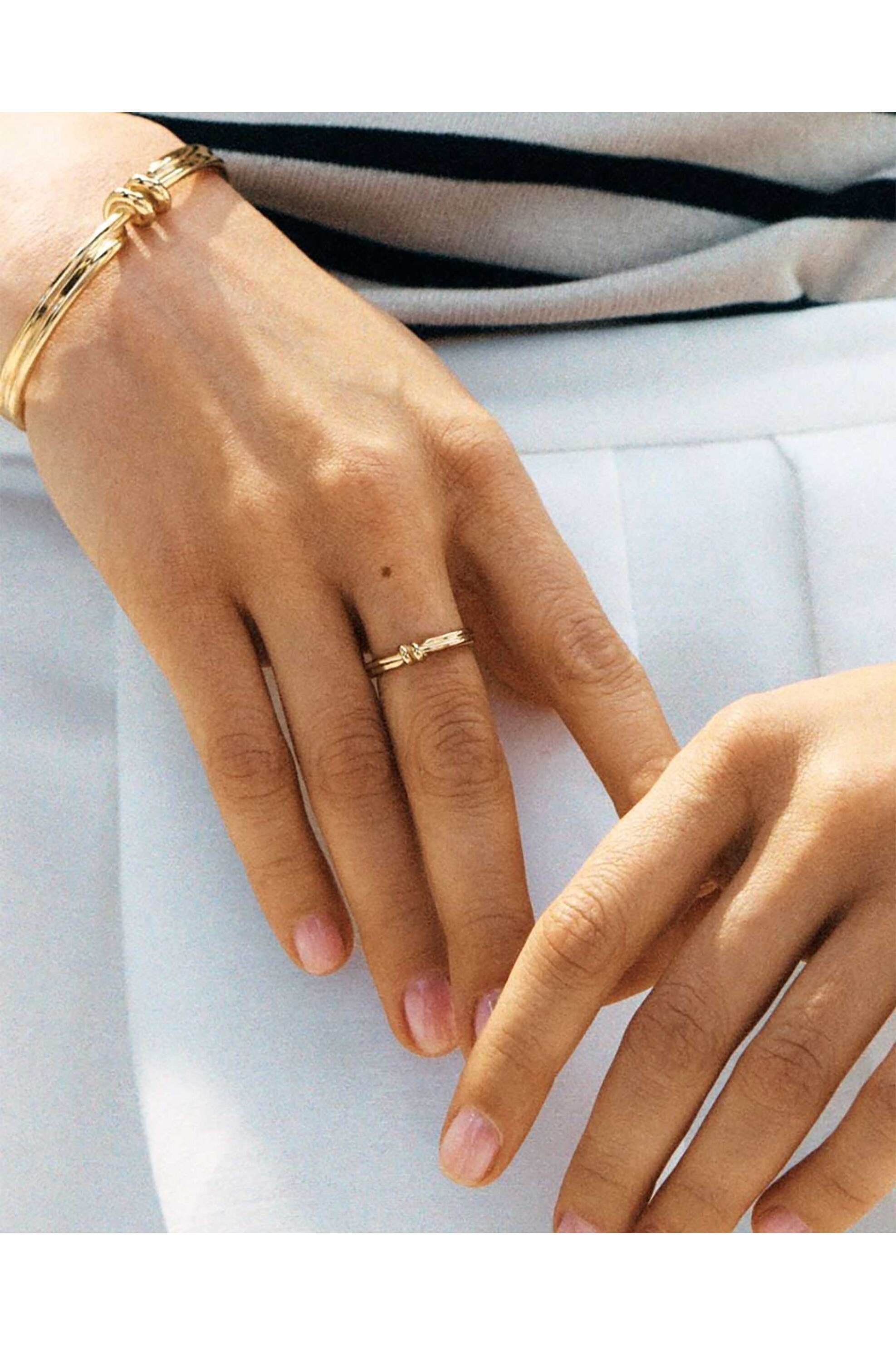 Edblad Γυναικείο Δαχτυλίδι Swivel Ring Gold L - 130342-L