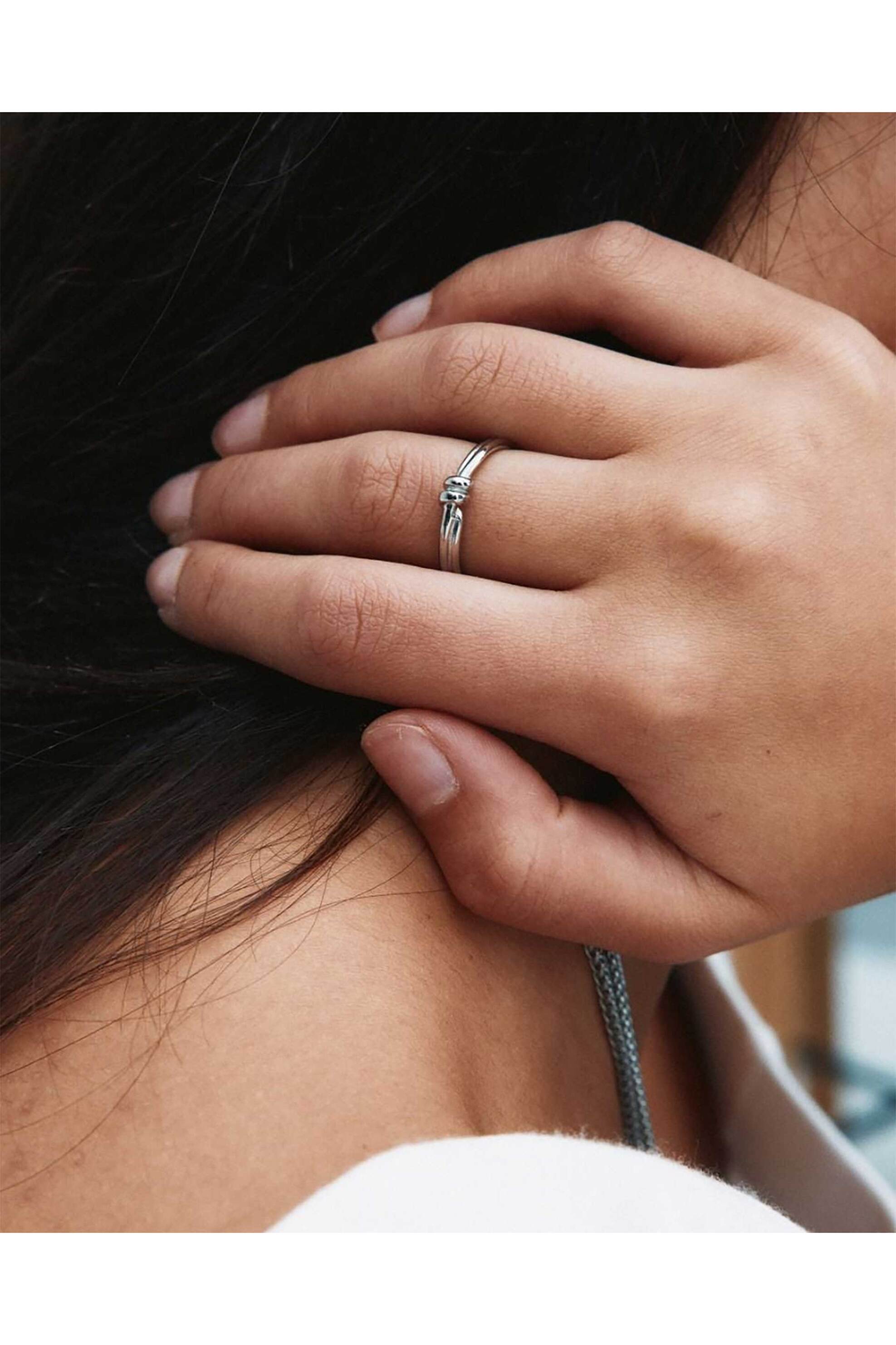 Edblad Γυναικείο Δαχτυλίδι Swivel Ring Silver L - 130343-L