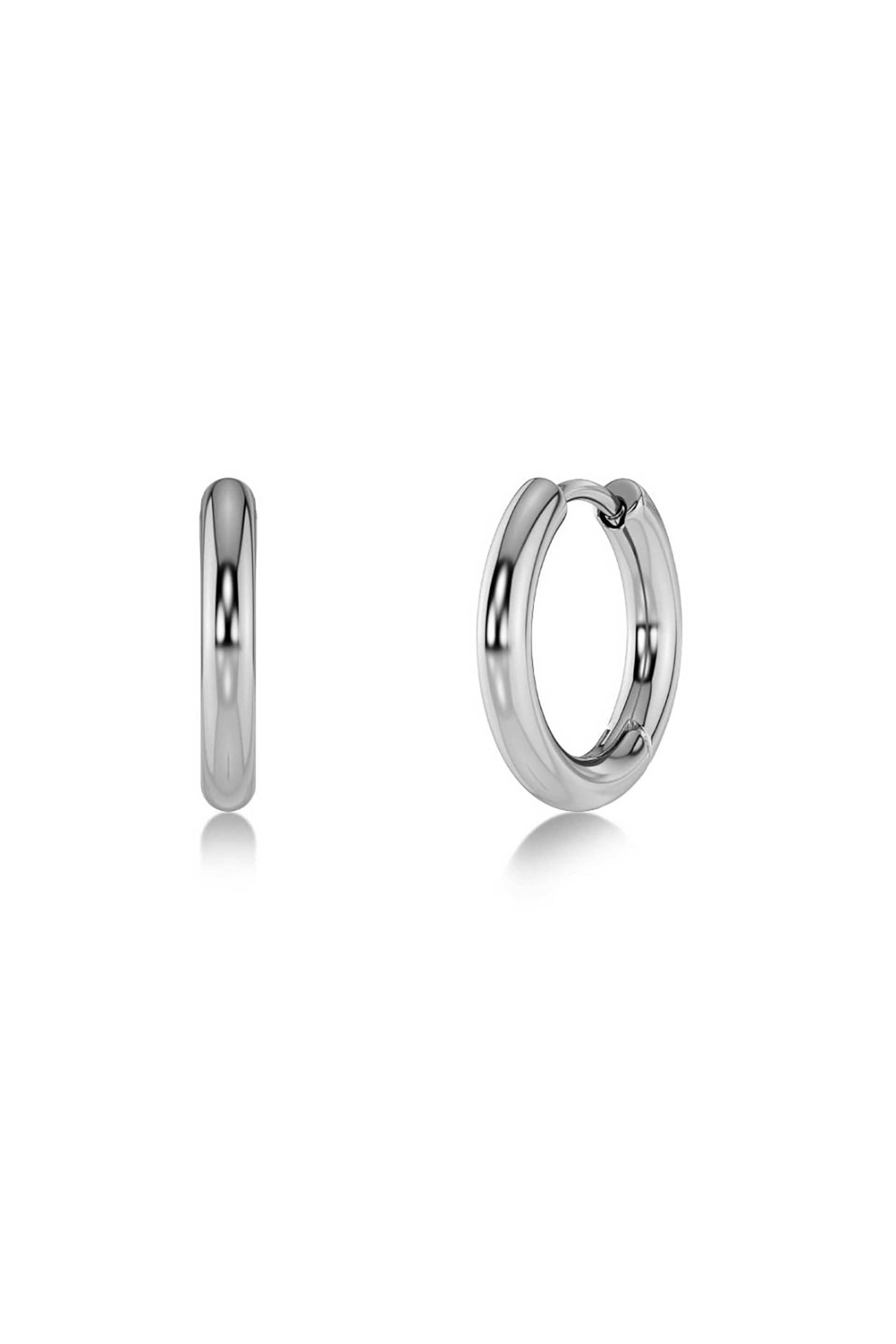 EDBLAD EDBLAD ανδρικά σκουλαρίκια "Kendall Hoops Silver" - 130345