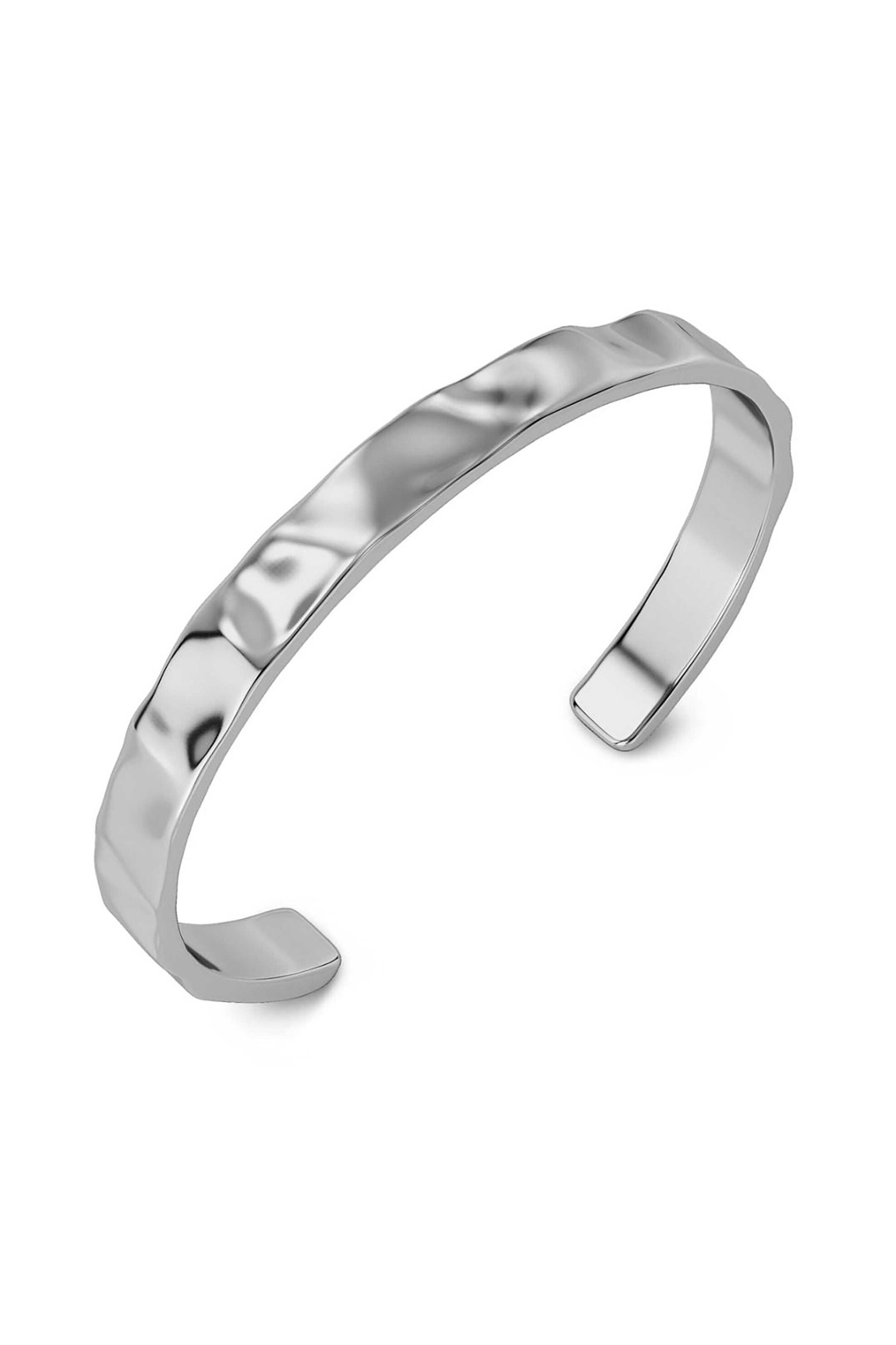 EDBLAD EDBLAD ανδρικό βραχιόλι "River Bangle Silver L" - 130353-L