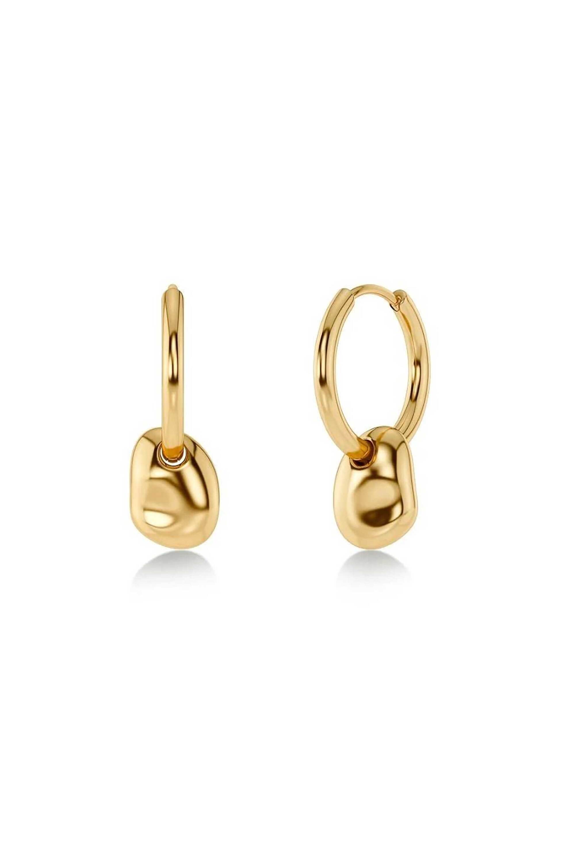 EDBLAD γυναικεία σκουλαρίκια "Leora Hoops Gold" - 130265