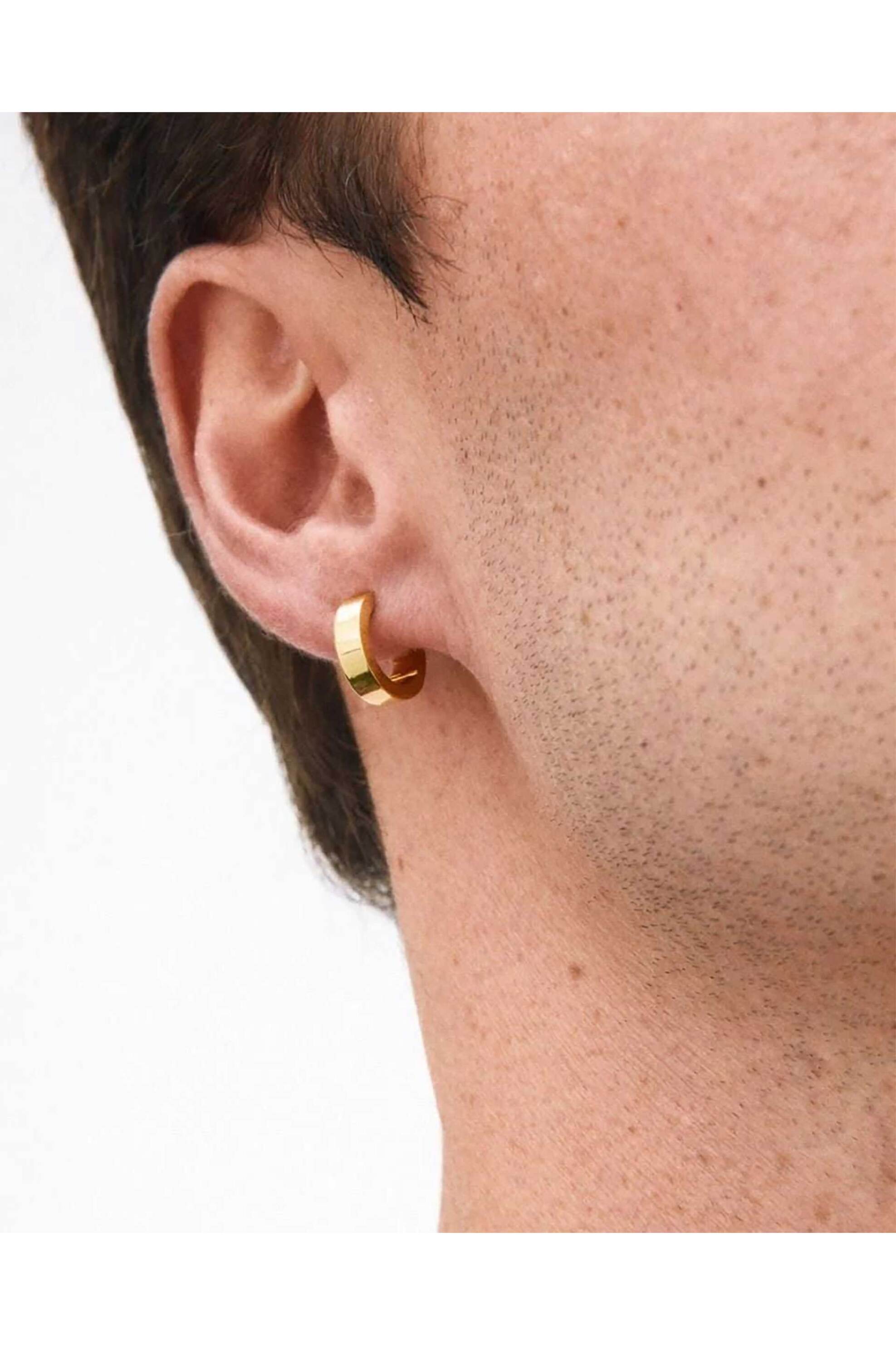 EDBLAD ανδρικά σκουλαρίκια "Sasha Hoops Gold" - 130356 φωτογραφία