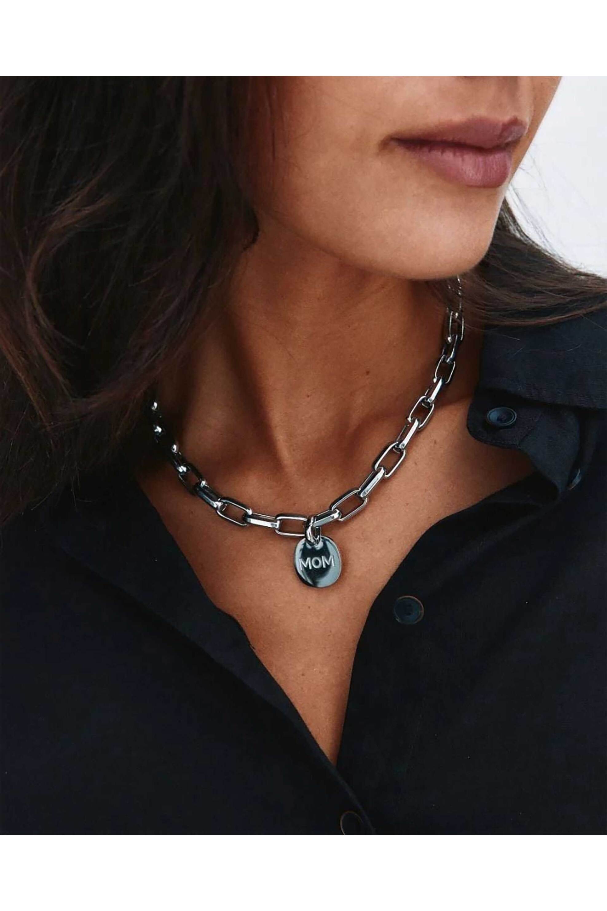 Edblad Γυναικείο Κολιέ Mom Maxi Silver - 130305