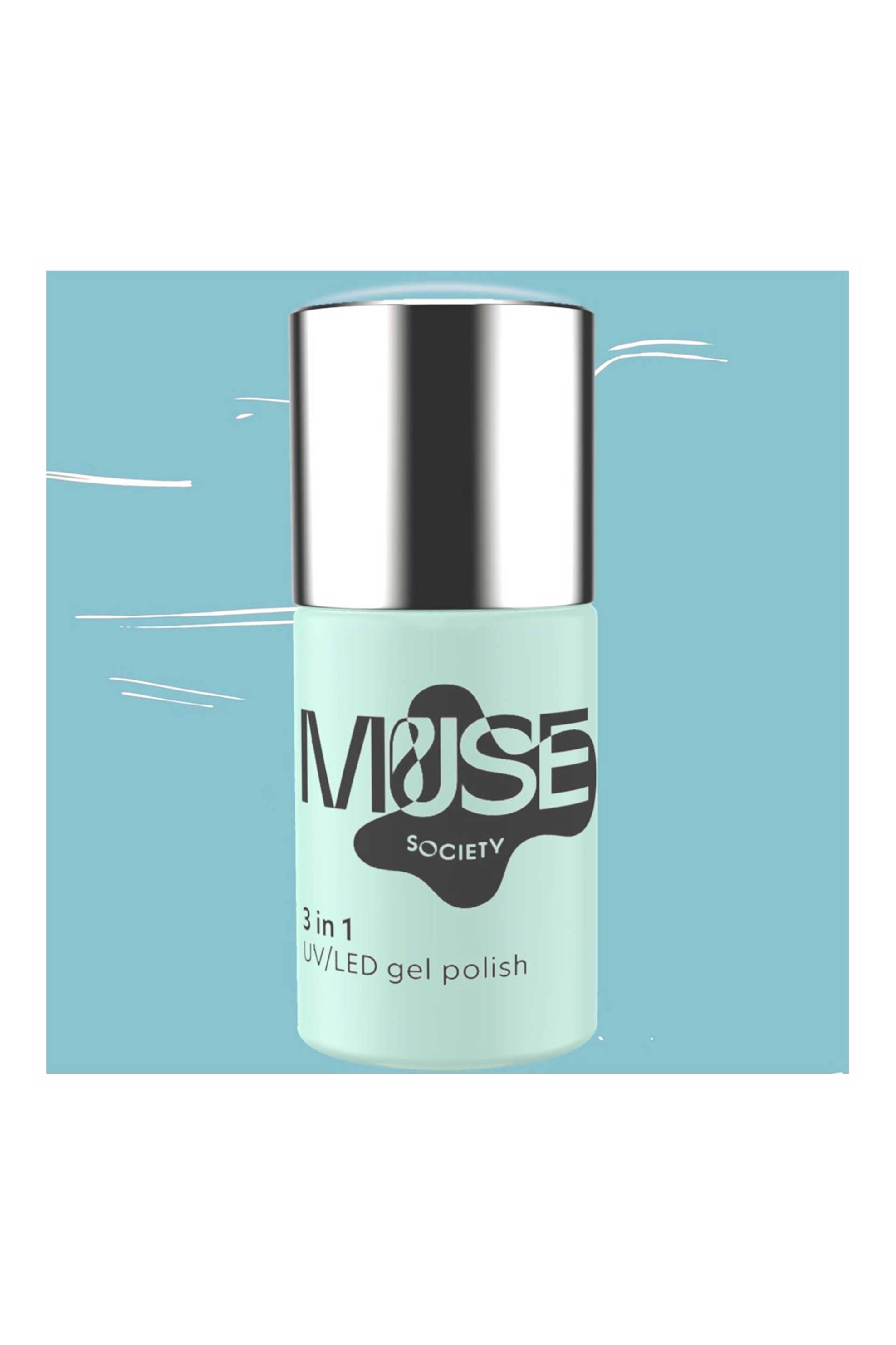 Muse Society Nail Gel Polish Airy Blue #027 4 ml - P24A027P Airy Blue #027 φωτογραφία