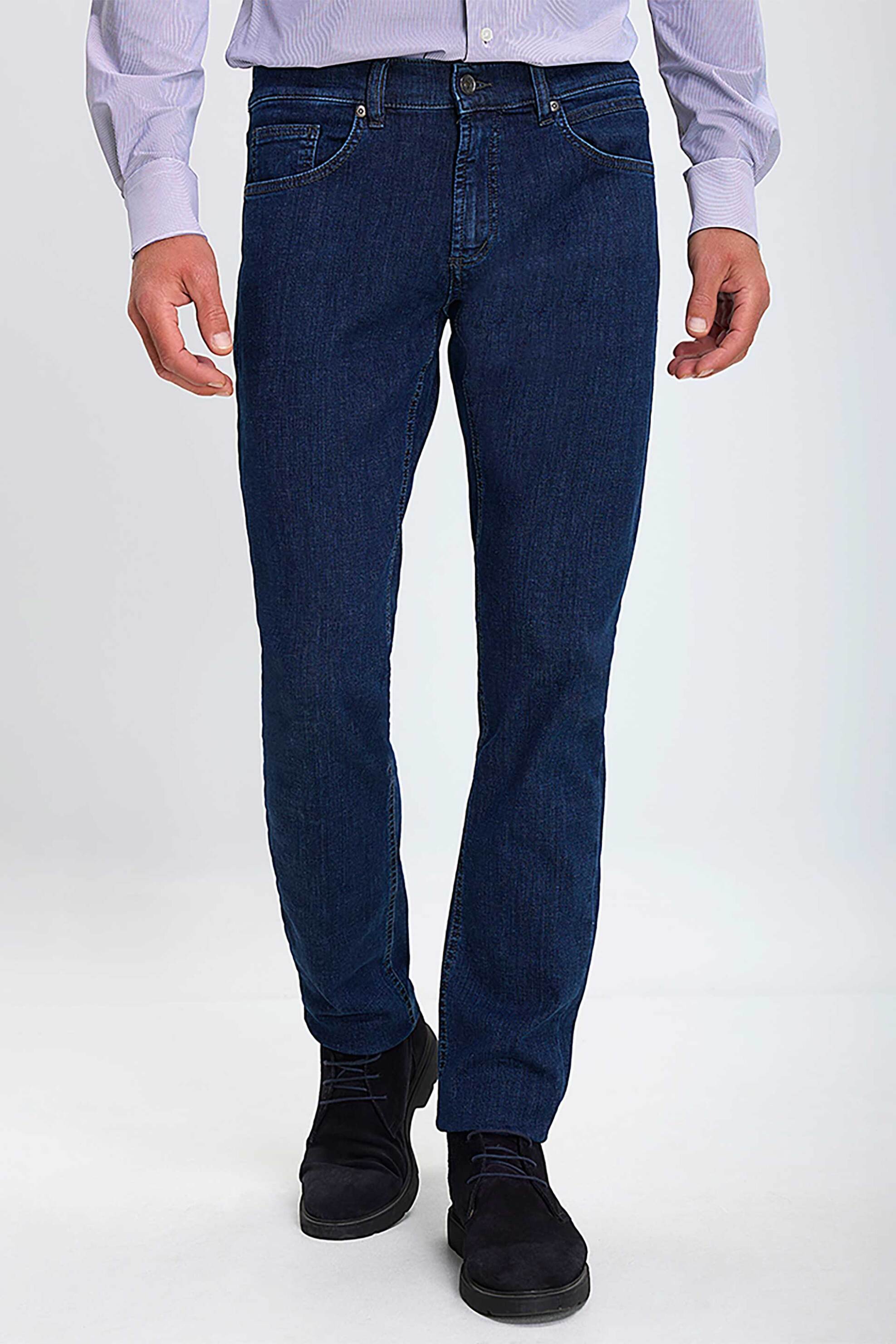 Vardas ανδρικό τζιν παντελόνι πεντάτσεπο Slim Fit - D127000241112101 Denim Blue φωτογραφία