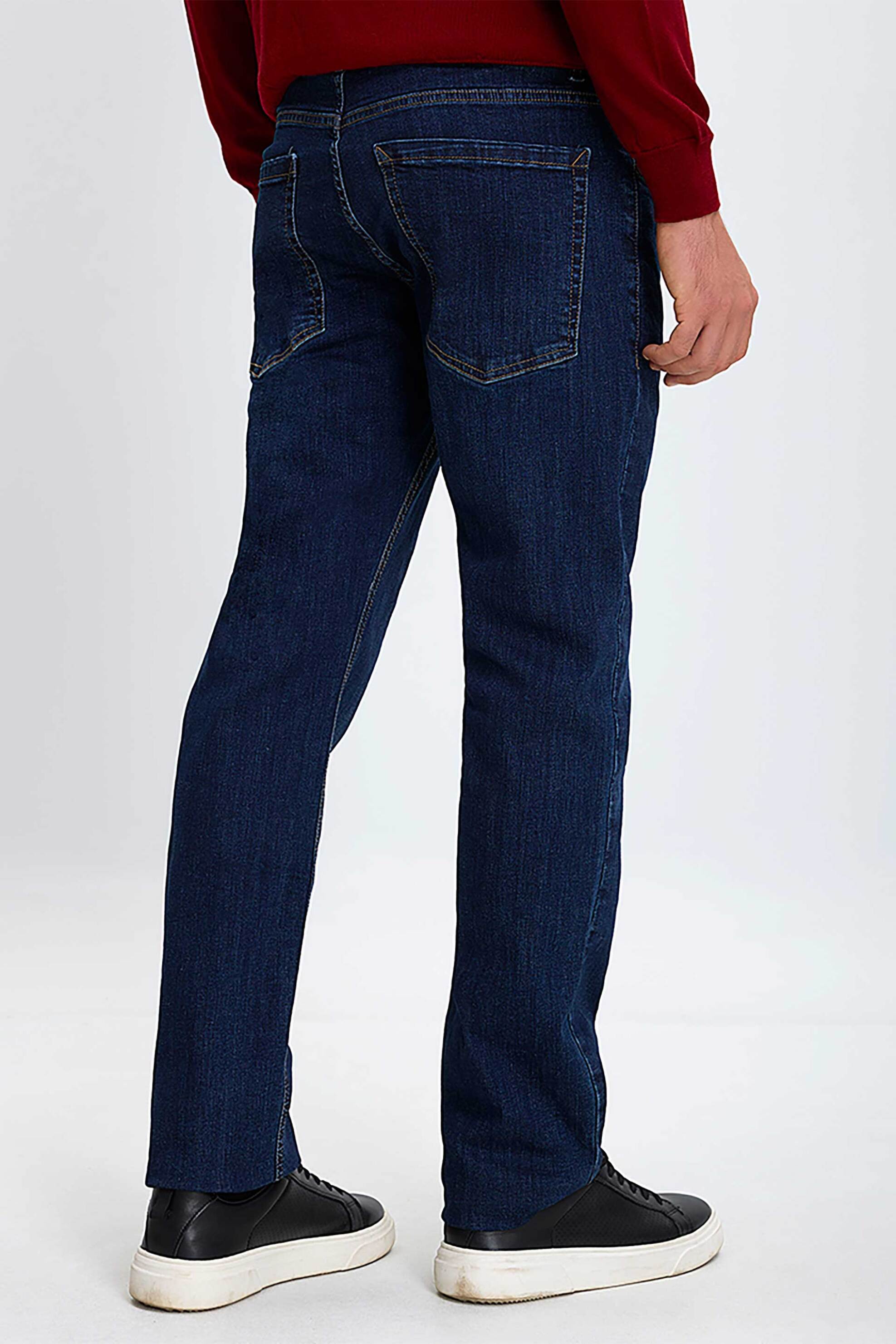 Vardas ανδρικό τζιν παντελόνι πεντάτσεπο Regular Fit - D127000141112104 Denim Blue φωτογραφία