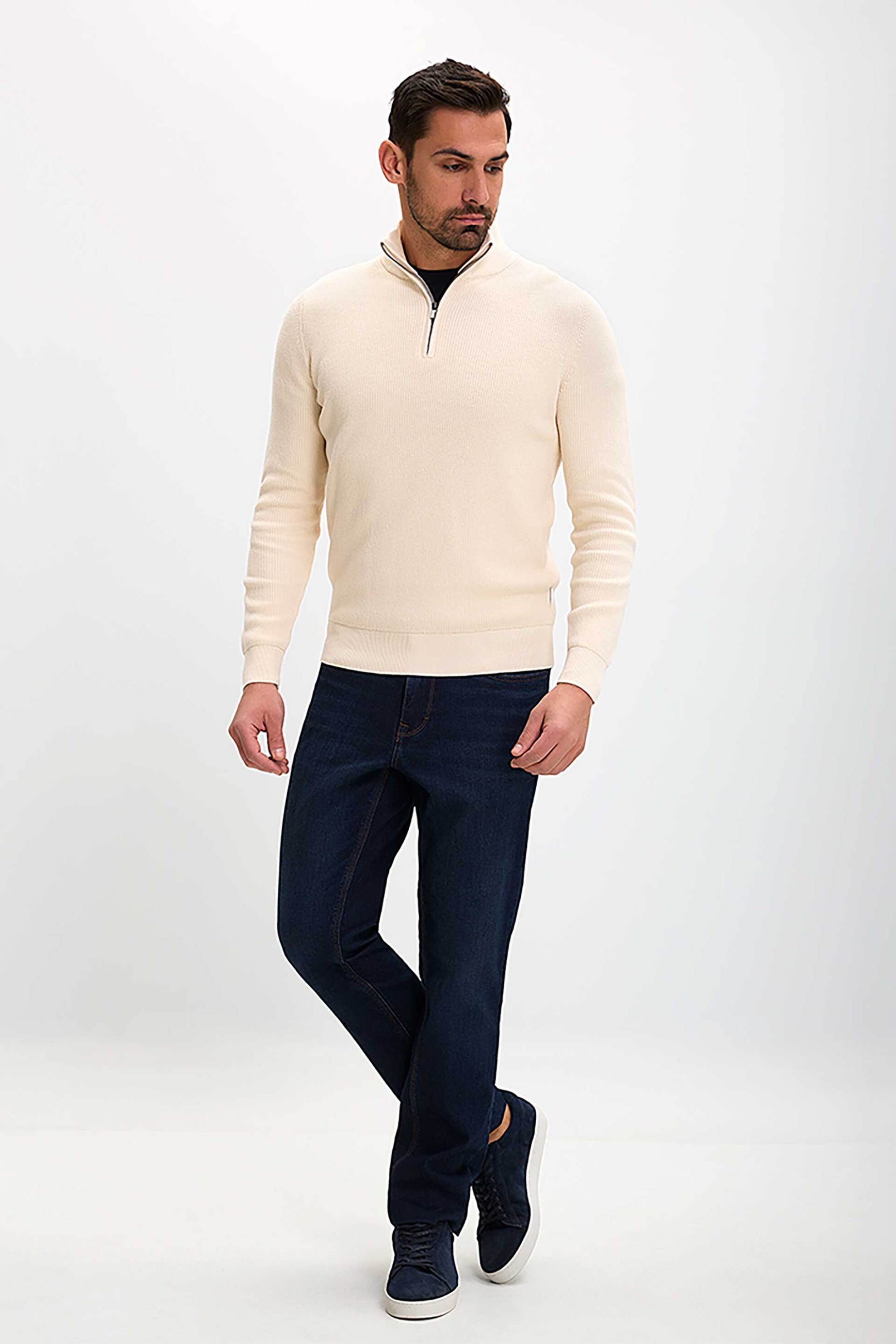 COMMANDER Commander ανδρικό τζιν παντελόνι πεντάτσεπο Slim Fit - D125000251112104 Denim Blue Σκούρο