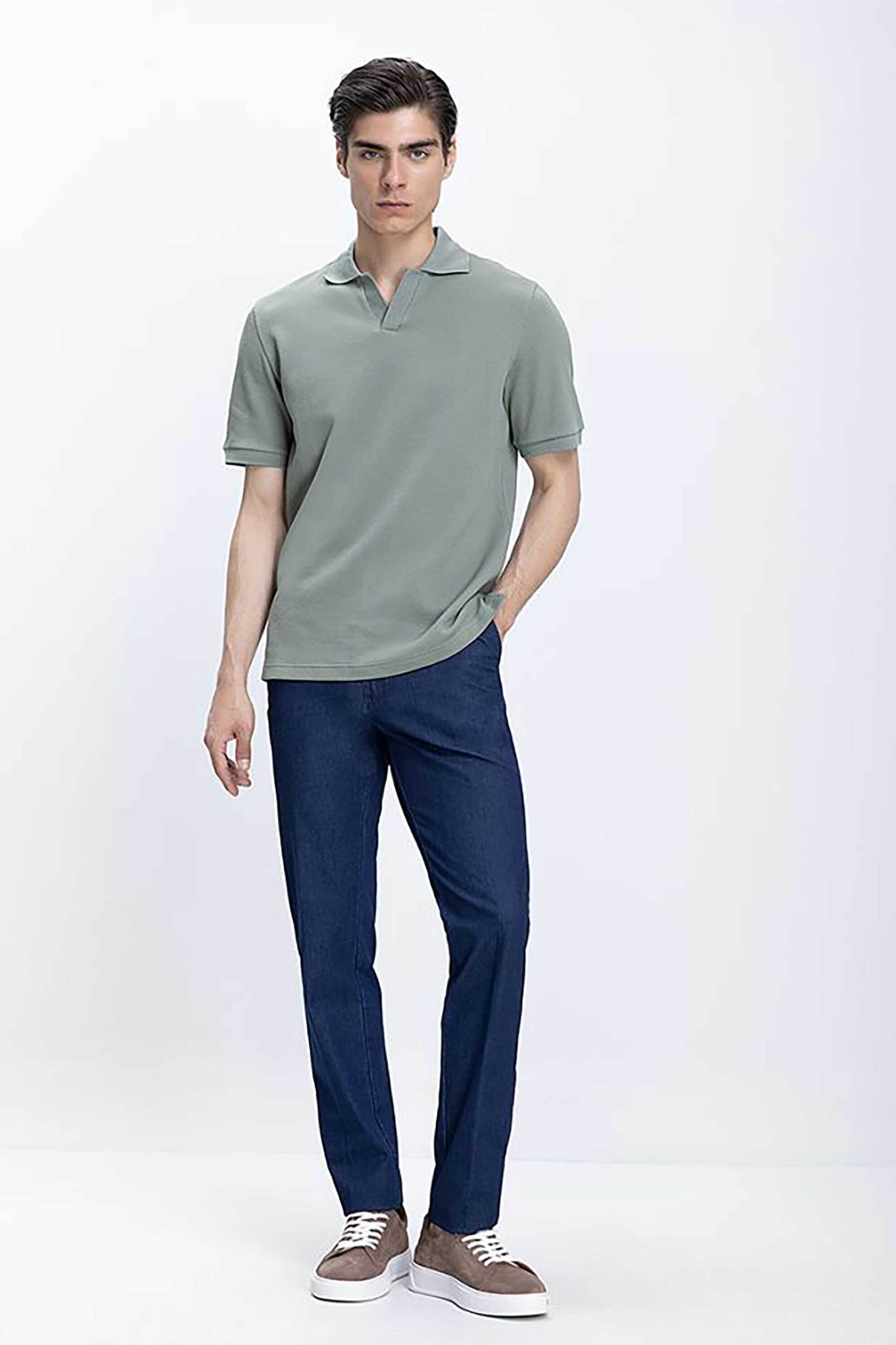 Vardas ανδρικό τζιν παντελόνι Regular Fit - D125000481106100 Denim Blue