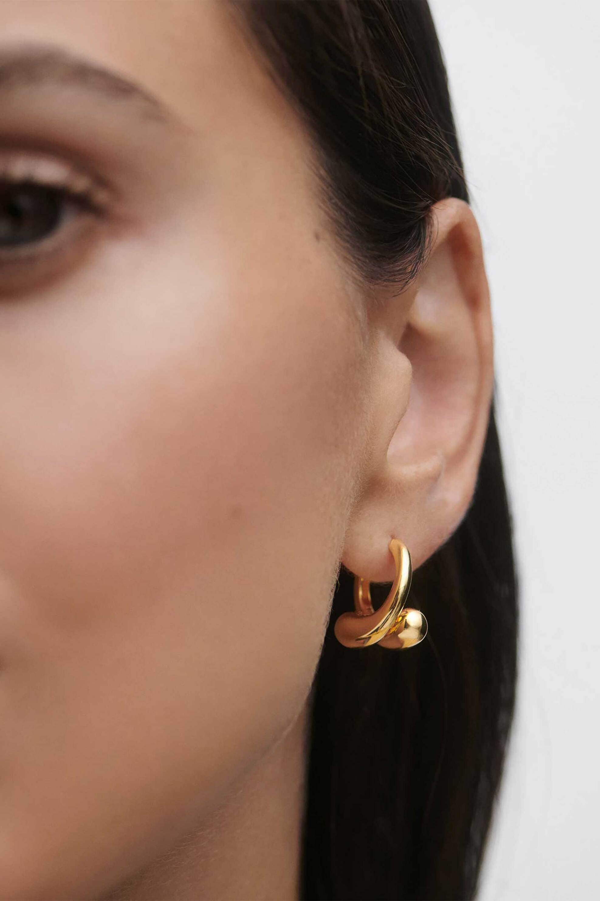 PDPAOLA γυναικεία σκουλαρίκια "Loop" - AR01-C85-U φωτογραφία