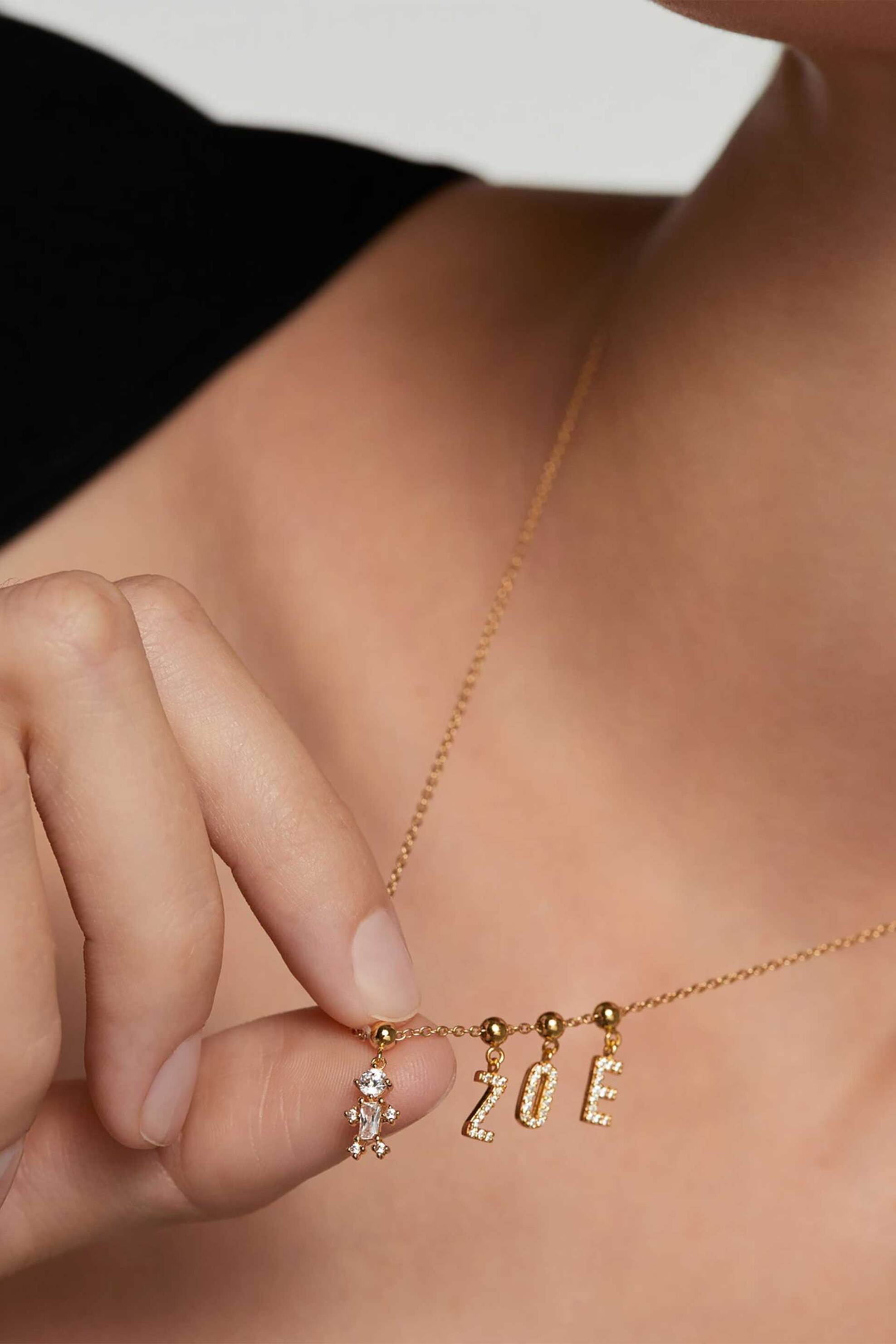 PDPAOLA γυναικείο charm "Letter E" - CH01-054-U φωτογραφία