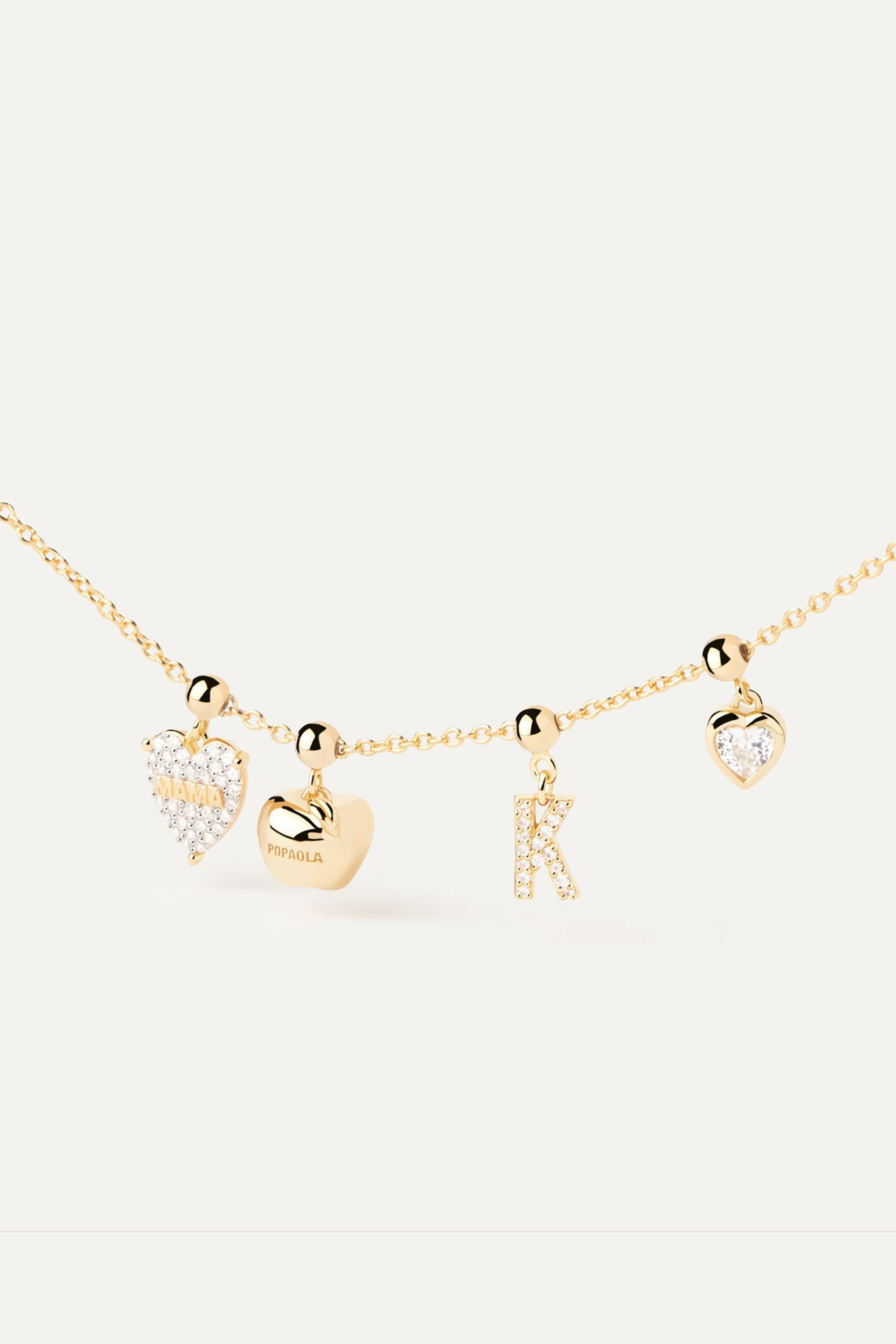 PDPAOLA γυναικείο charm "Letter K" - CH01-060-U φωτογραφία