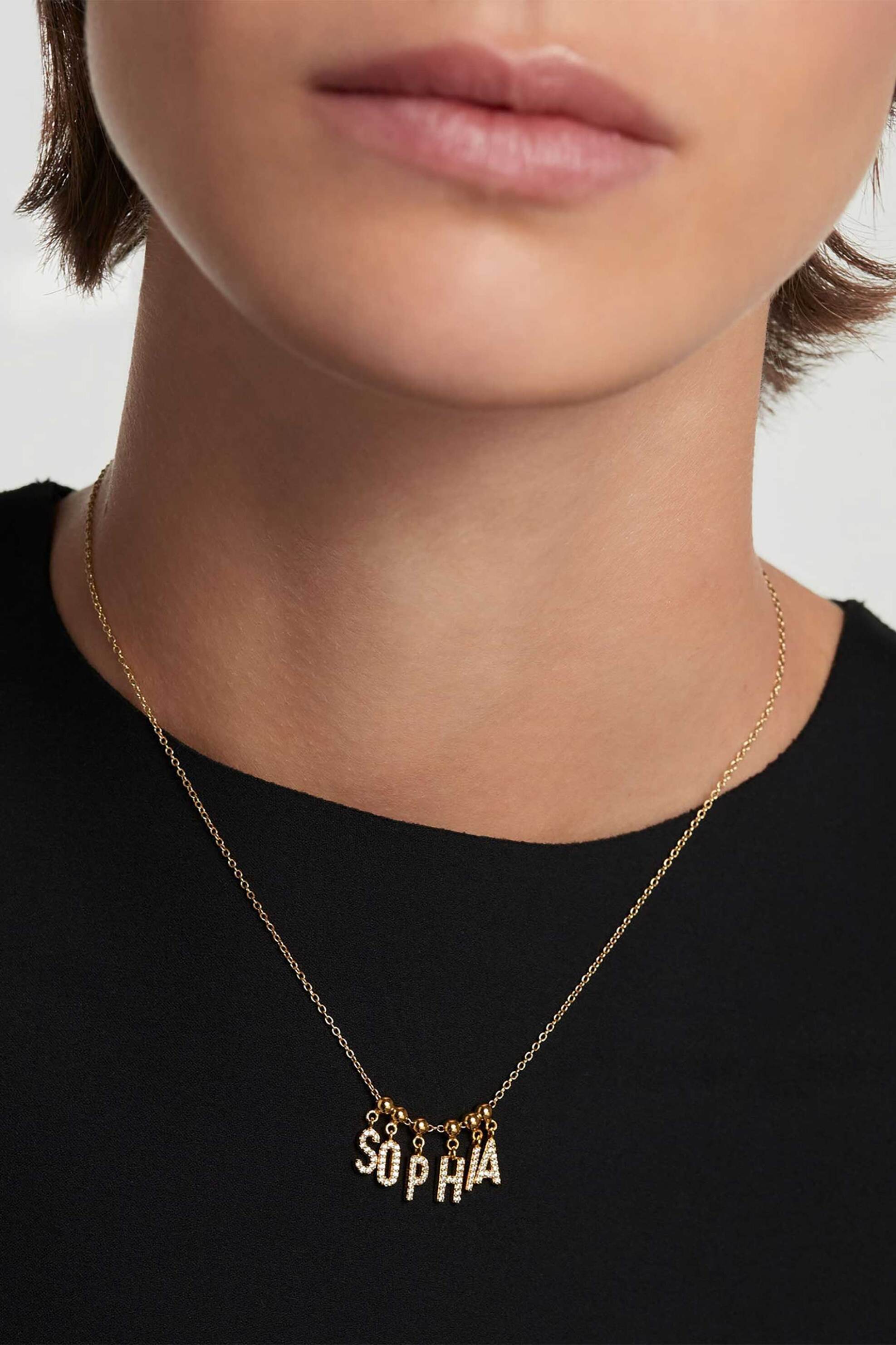 PDPAOLA γυναικείο charm "Letter P" - CH01-065-U φωτογραφία