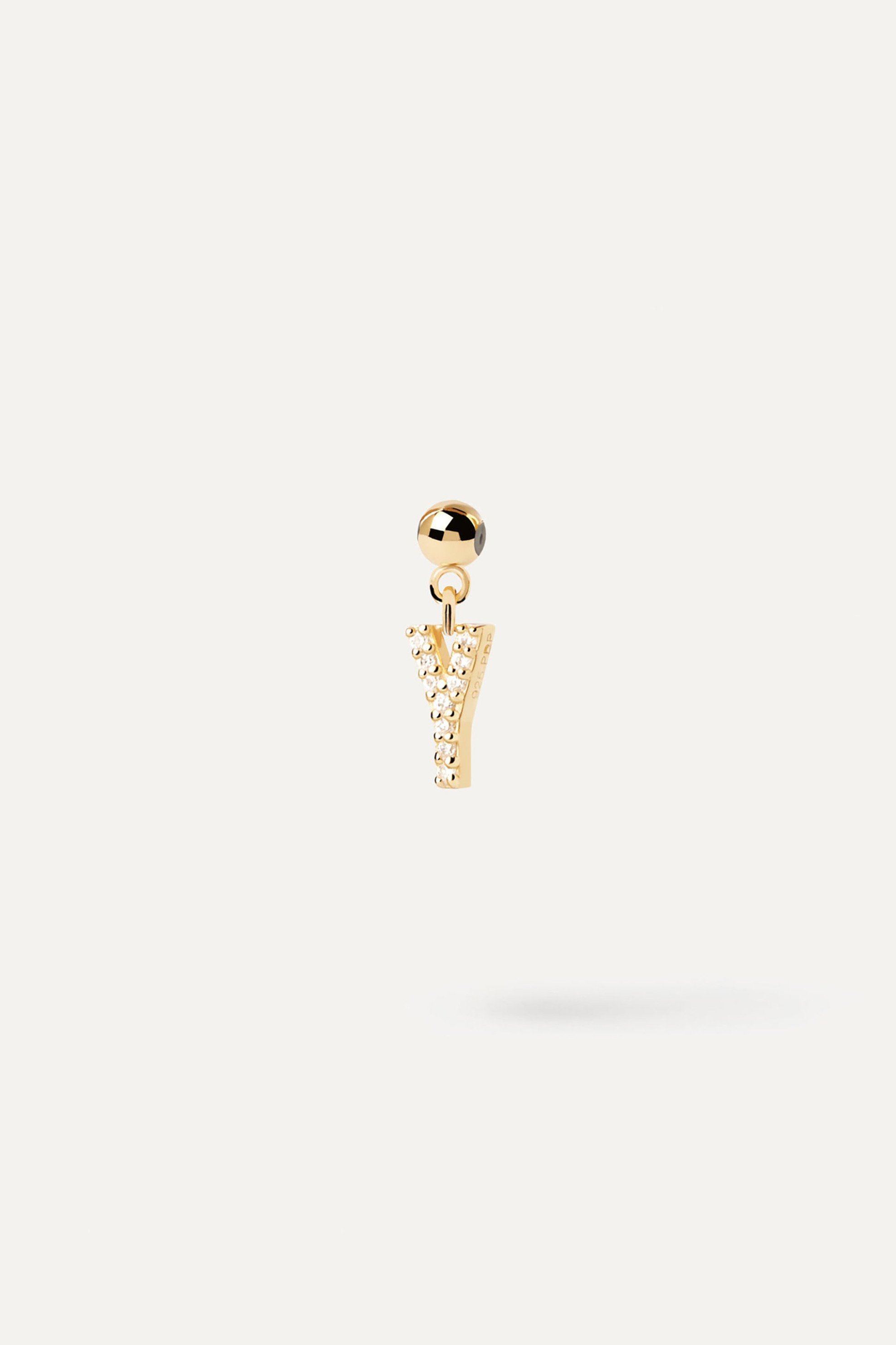 PDPAOLA PDPAOLA γυναικείο charm "Letter Y" - CH01-074-U