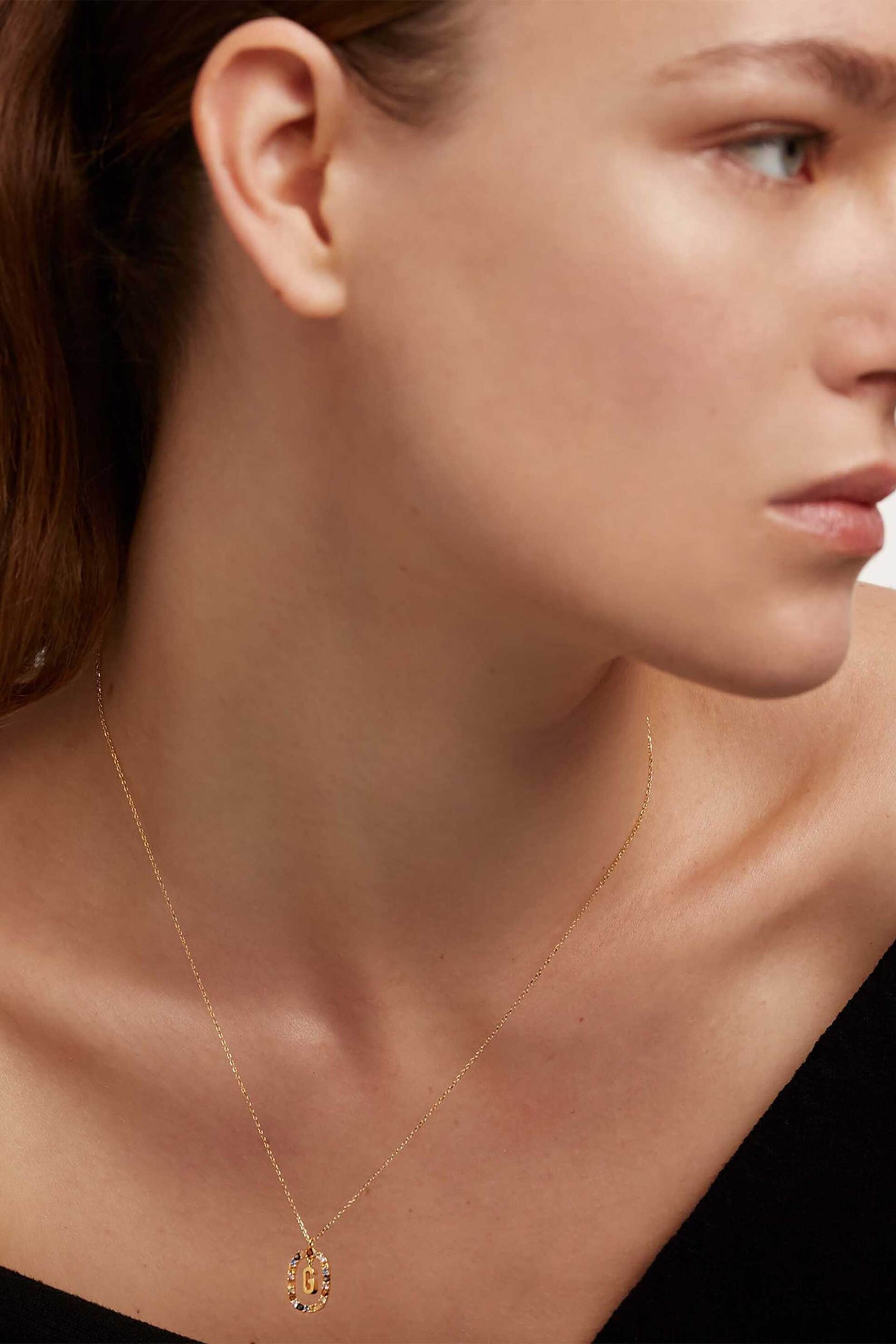 PDPAOLA γυναικείο κολιέ "Letter G" - CO01-266-U φωτογραφία