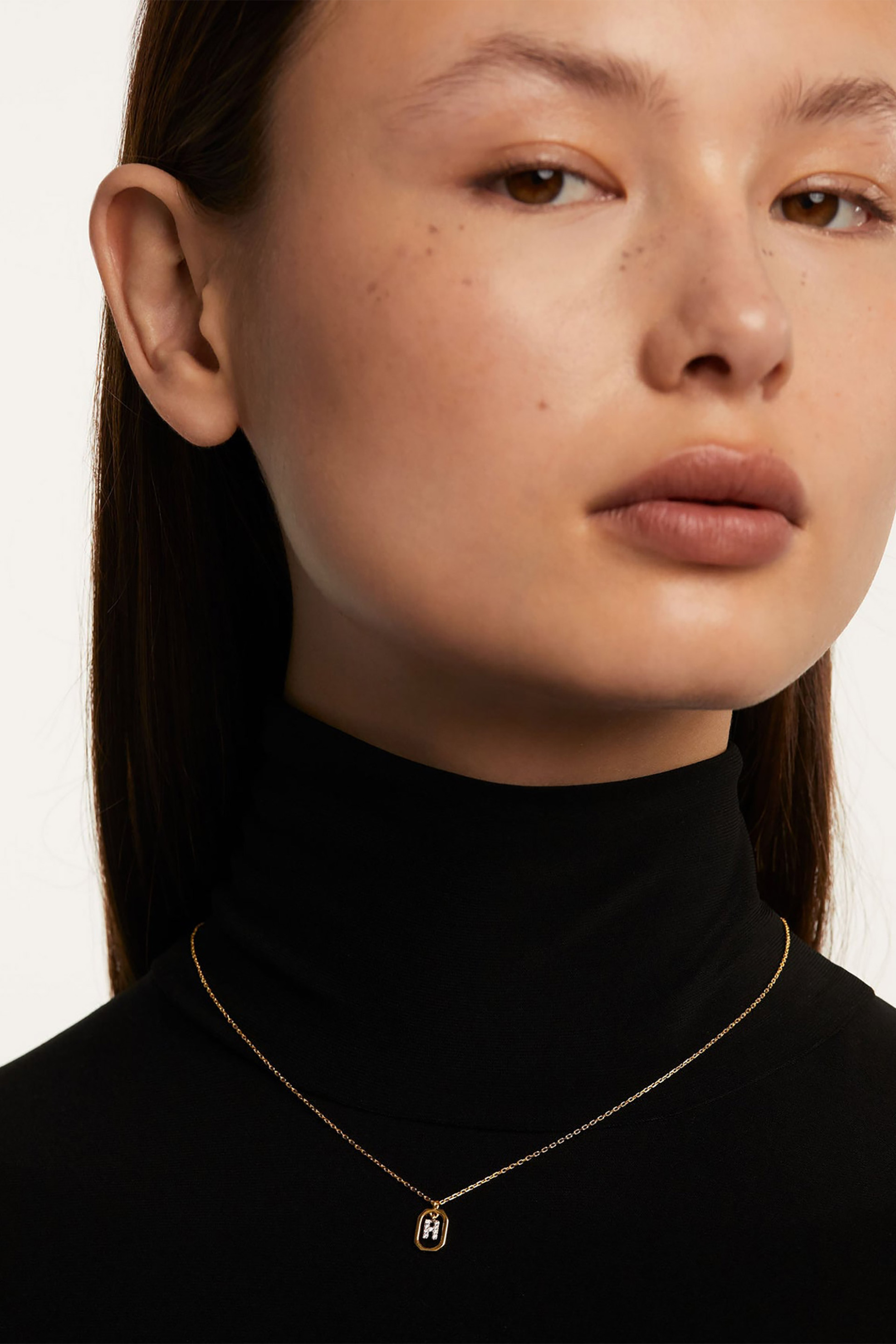 PDPAOLA γυναικείο κολιέ "Mini Letter H" - CO01-519-U φωτογραφία