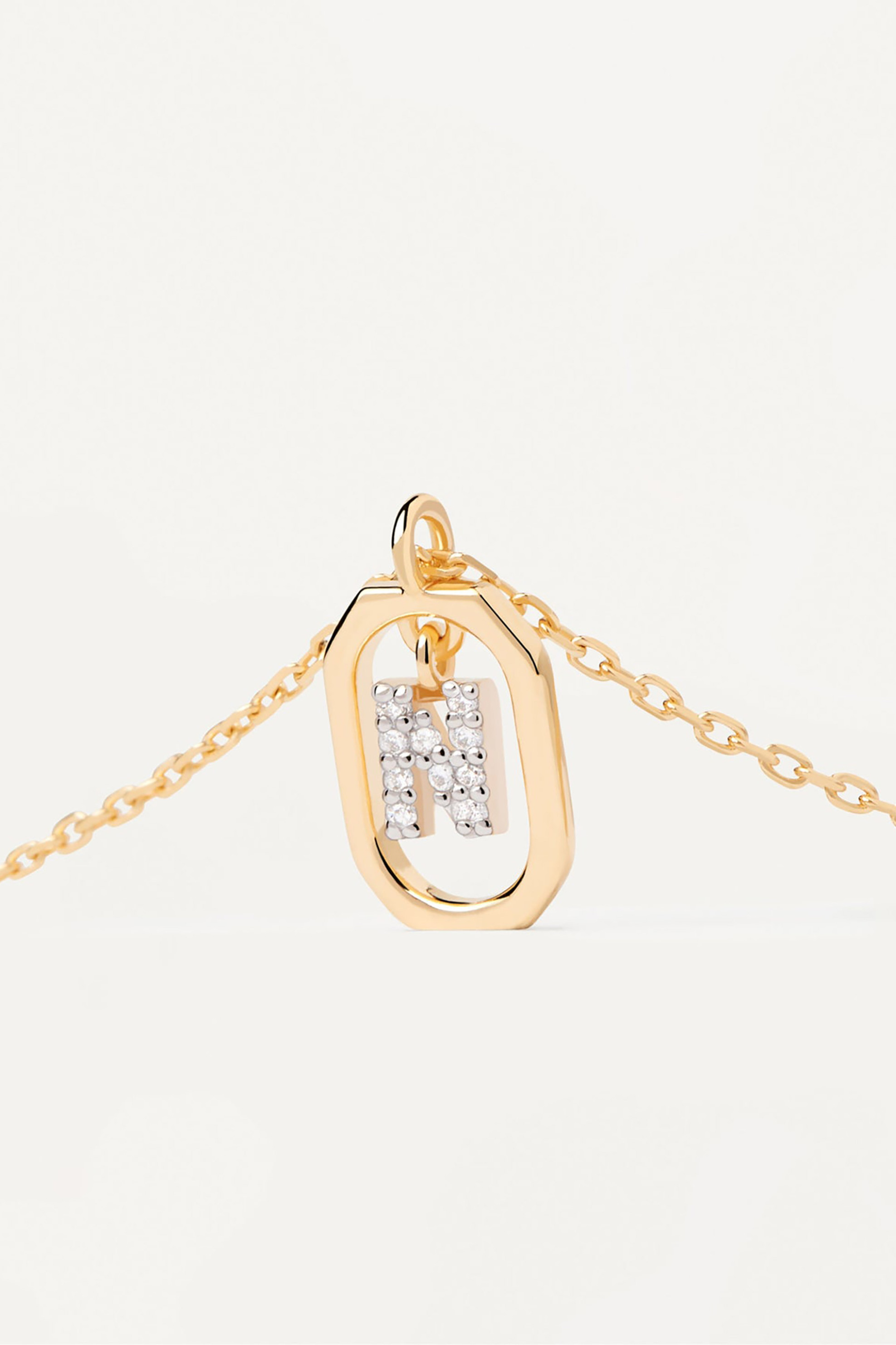 PDPAOLA γυναικείο κολιέ "Mini Letter N" - CO01-525-U φωτογραφία