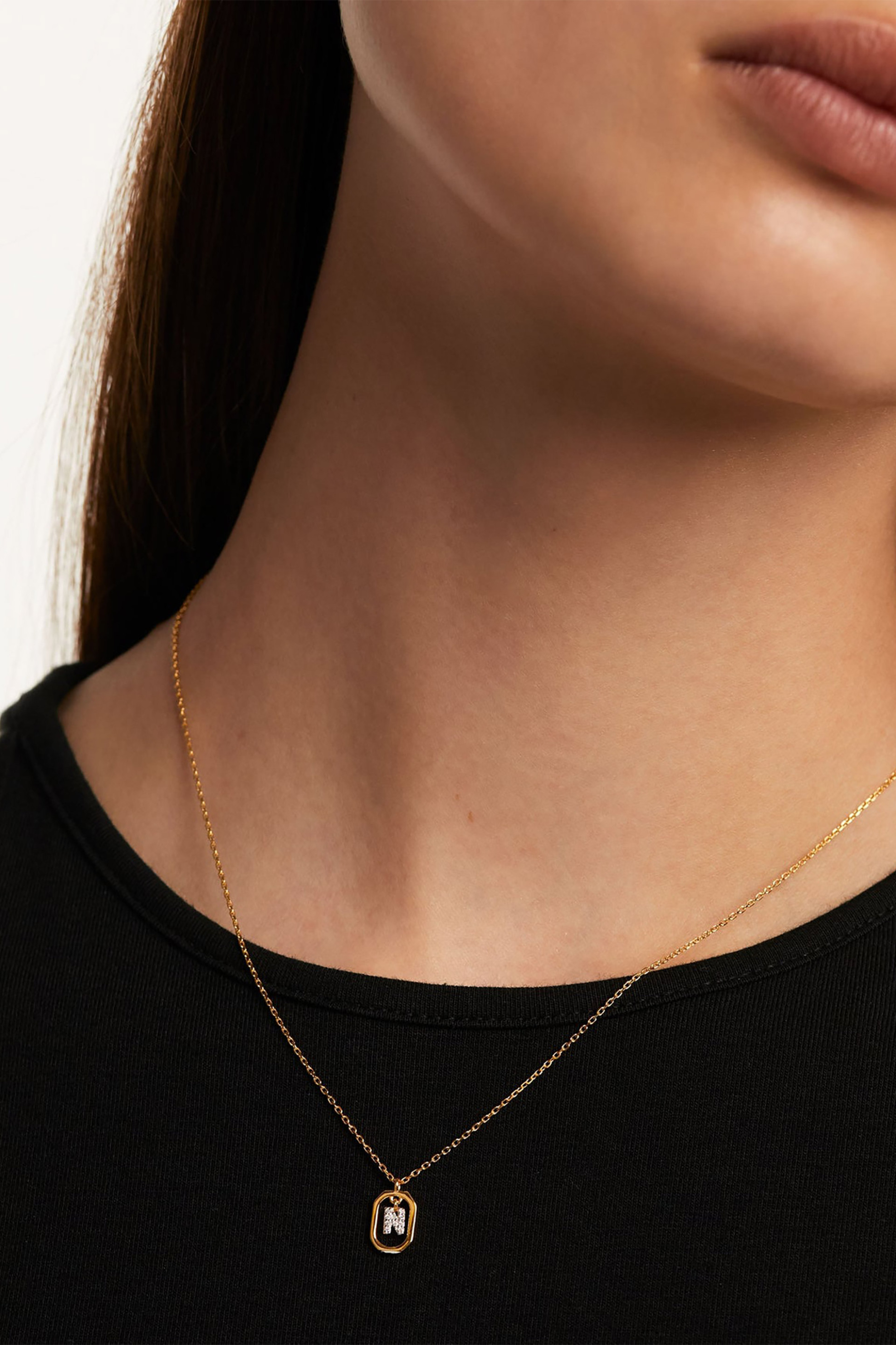 PDPAOLA γυναικείο κολιέ "Mini Letter N" - CO01-525-U φωτογραφία