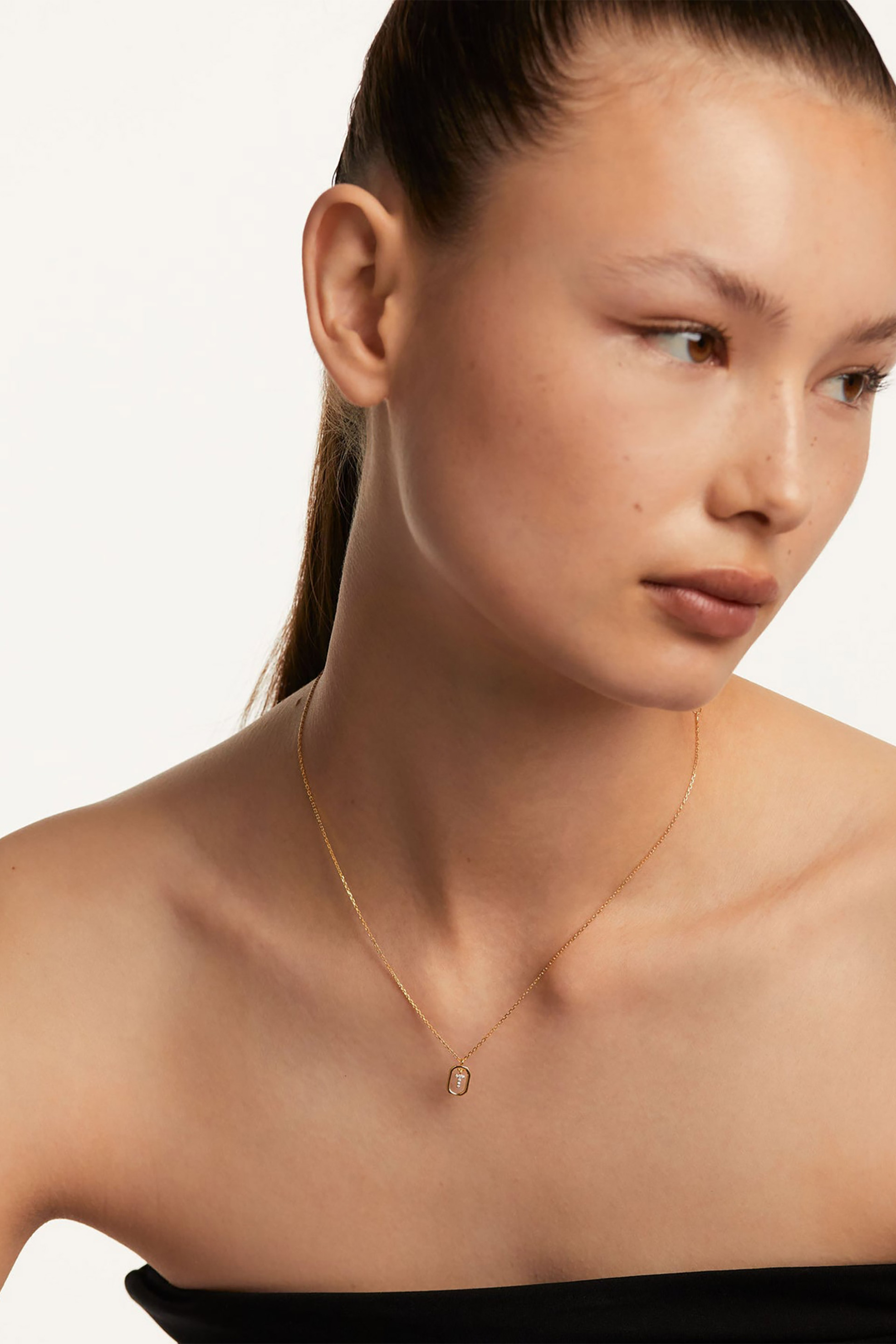 PDPAOLA γυναικείο κολιέ "Mini Letter T" - CO01-531-U φωτογραφία