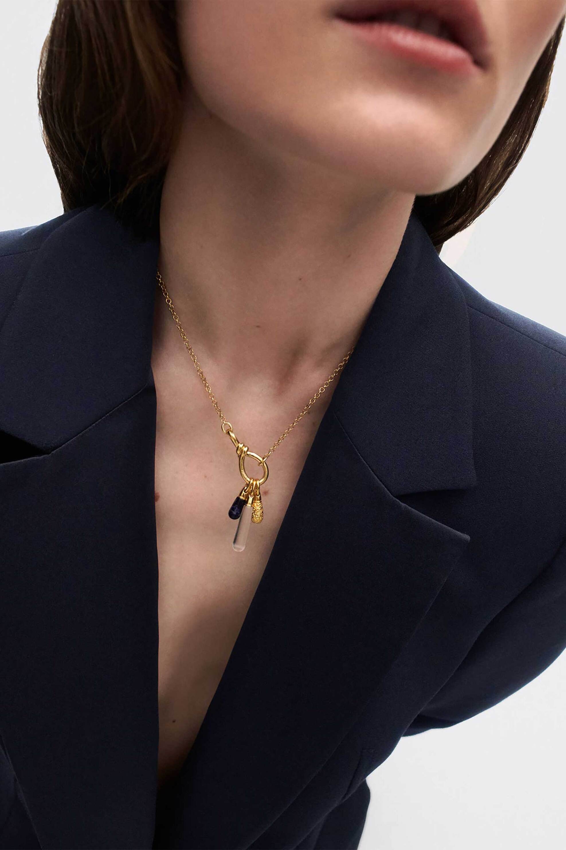 PDPAOLA γυναικείο μενταγιόν "Sodalite Drop" - PE01-102-U φωτογραφία