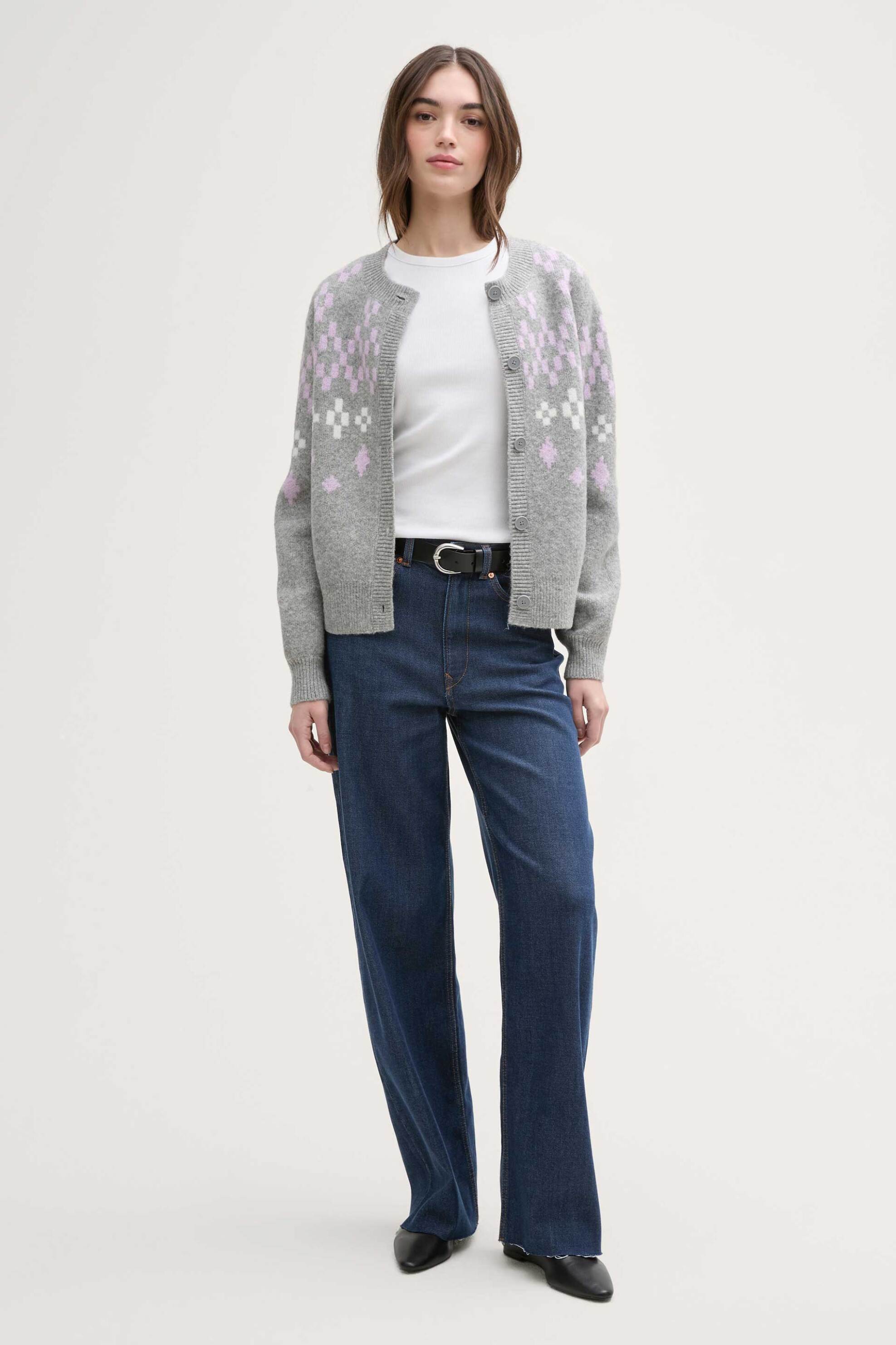  Tom Tailor γυναικείο τζιν παντελόνι πεντάτσεπο με logo patch Wide Leg - 1045649 Denim Blue Σκούρο 2025