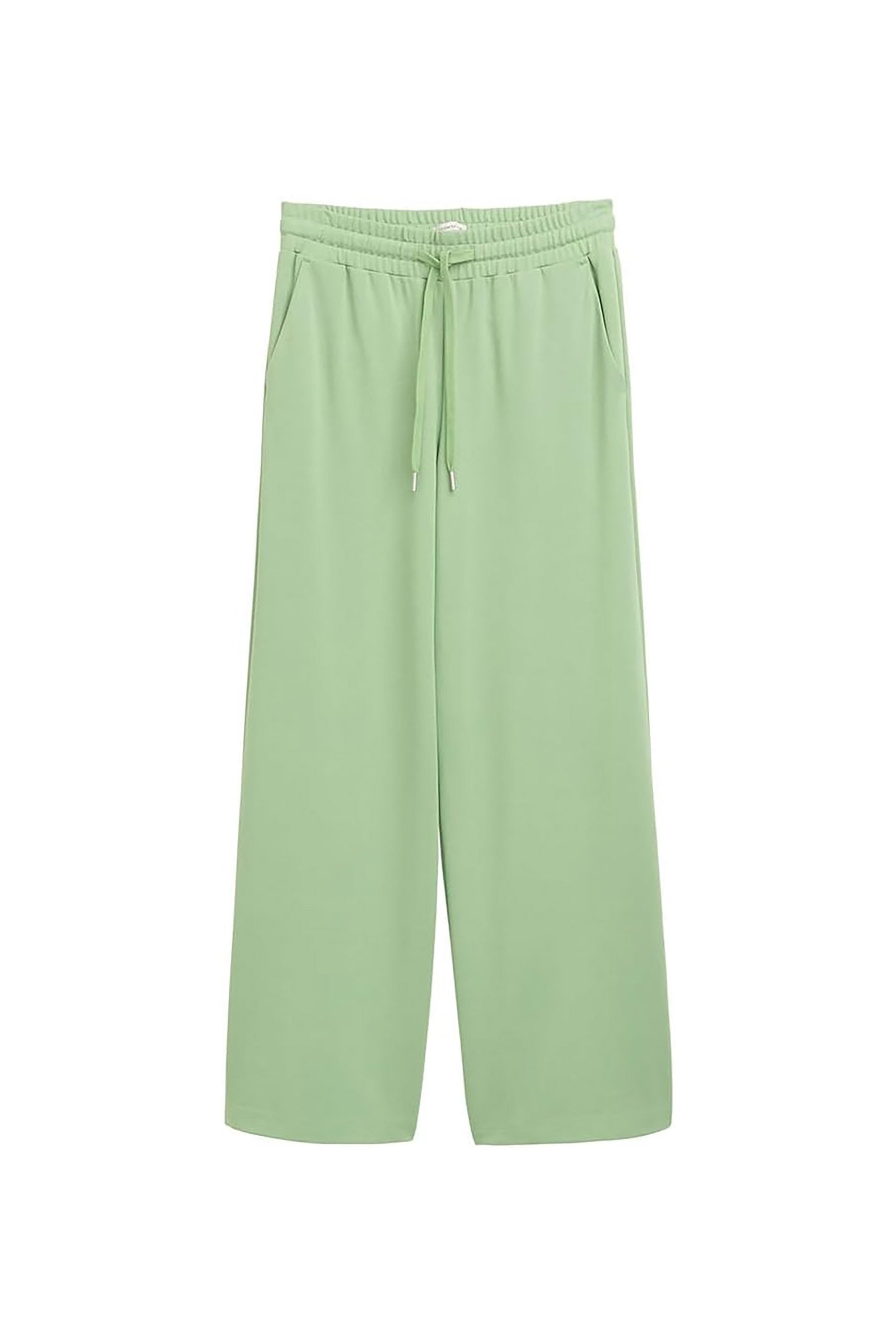 TOM TAILOR Tom Tailor γυναικείο παντελόνι φόρμας μονόχρωμο Regular Fit - 1045835 Πράσινο Φυστικί
