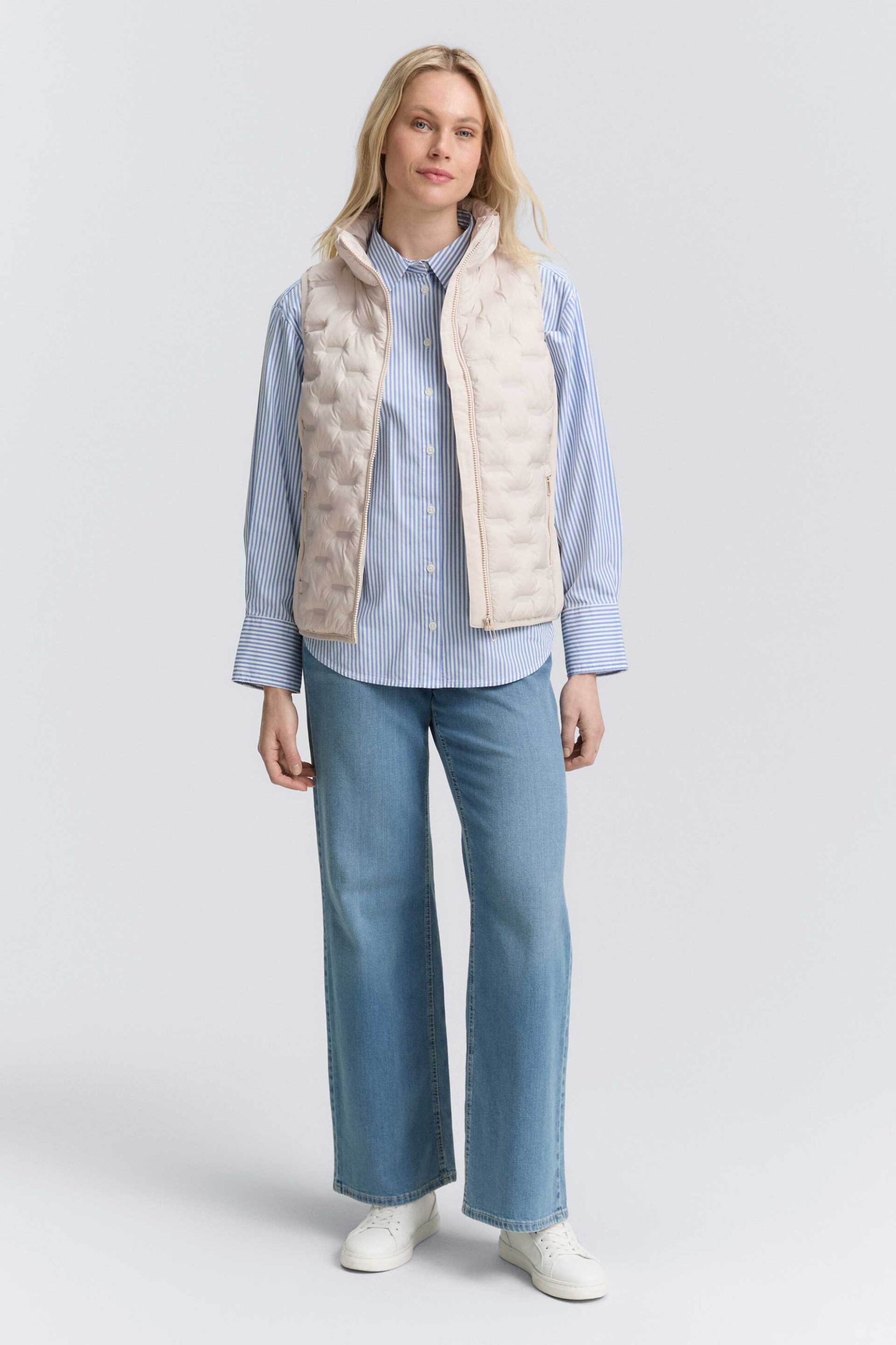 Tom Tailor γυναικείo γιλέκο μονόχρωμο - 1046589 Μπεζ φωτογραφία