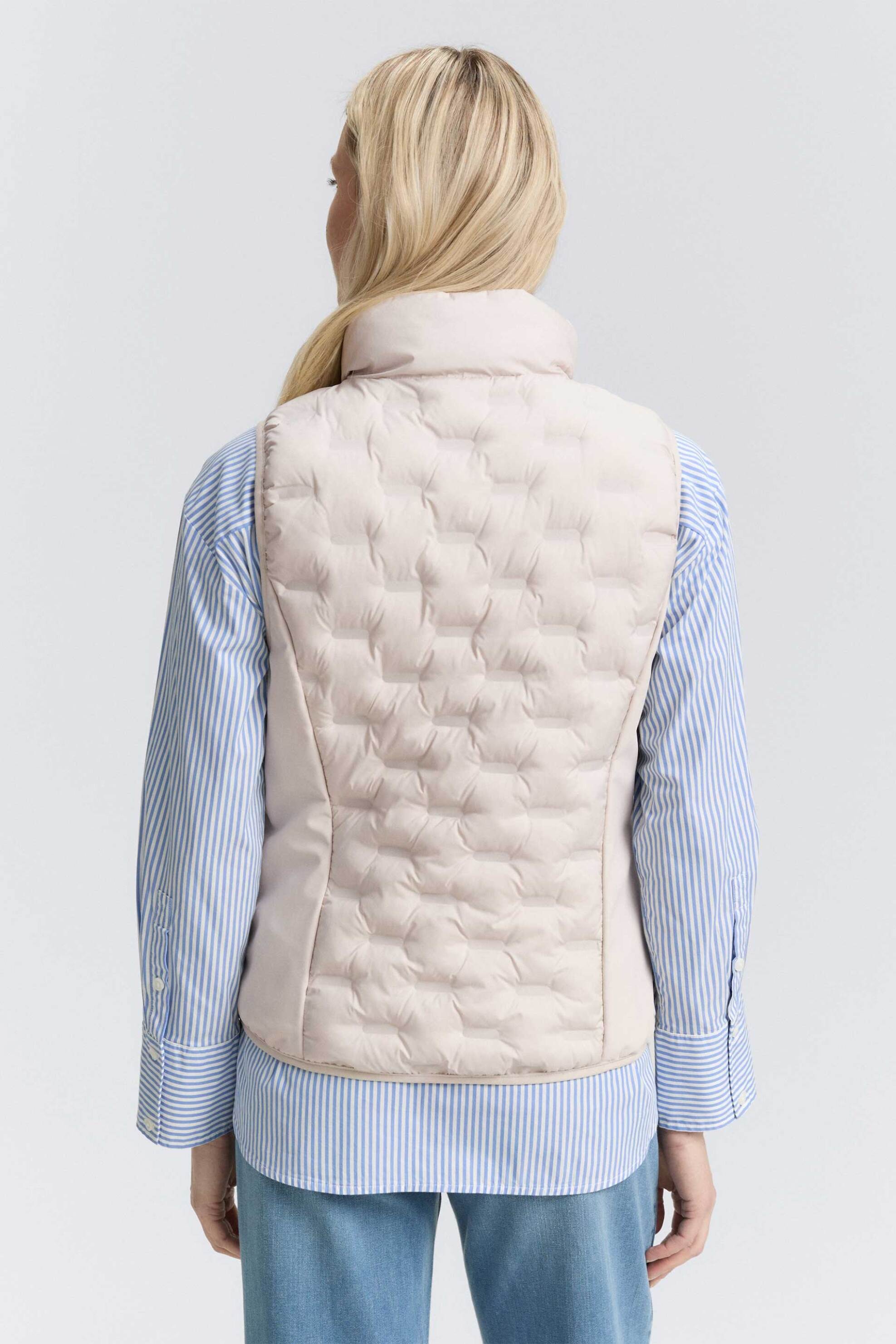 Tom Tailor γυναικείo γιλέκο μονόχρωμο - 1046589 Μπεζ φωτογραφία