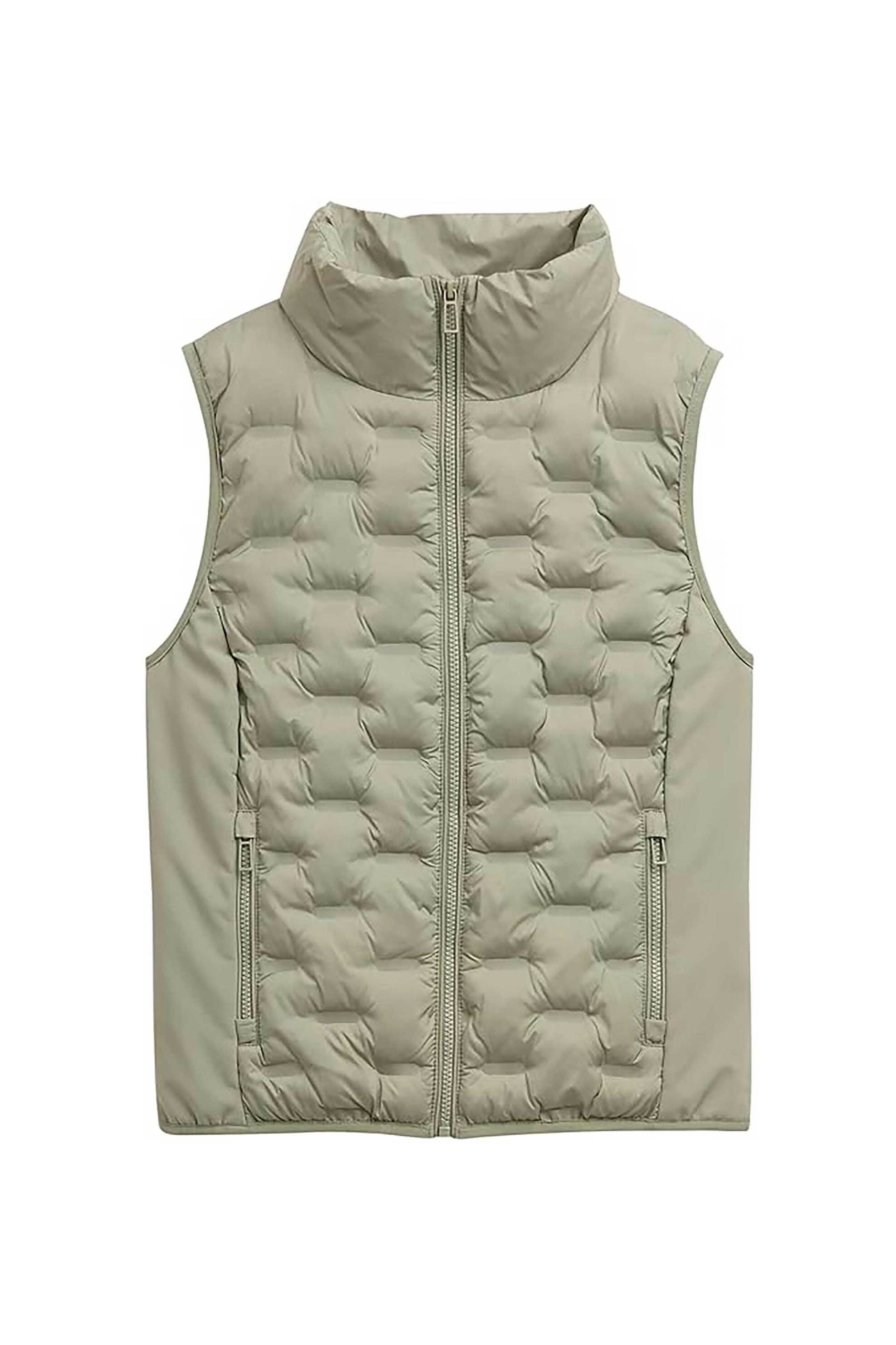 Tom Tailor γυναικείo γιλέκο μονόχρωμο - 1046589 Χακί φωτογραφία