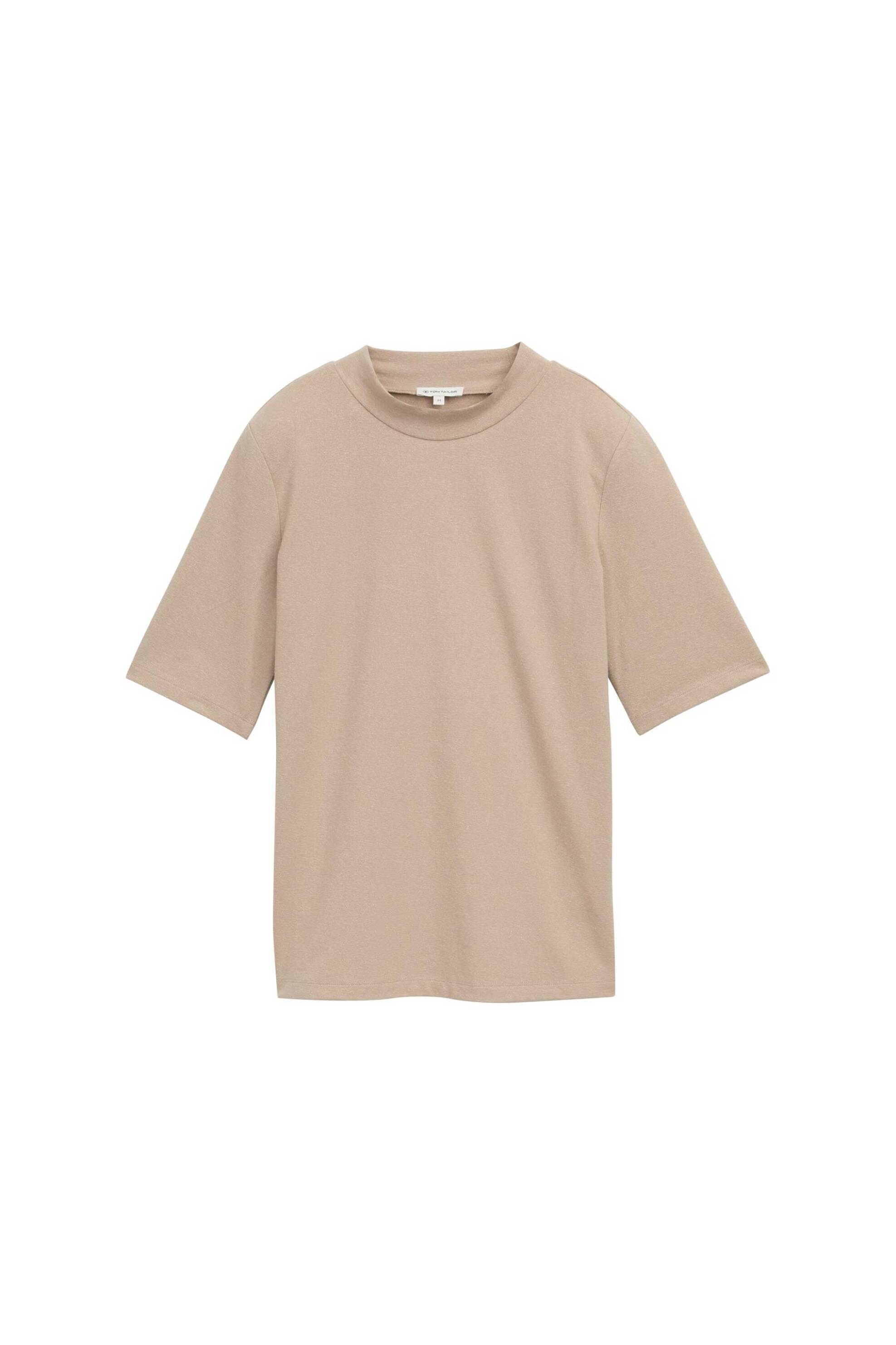 Tom Tailor γυναικείο T-shirt Regular Fit - 1047761 Μπεζ