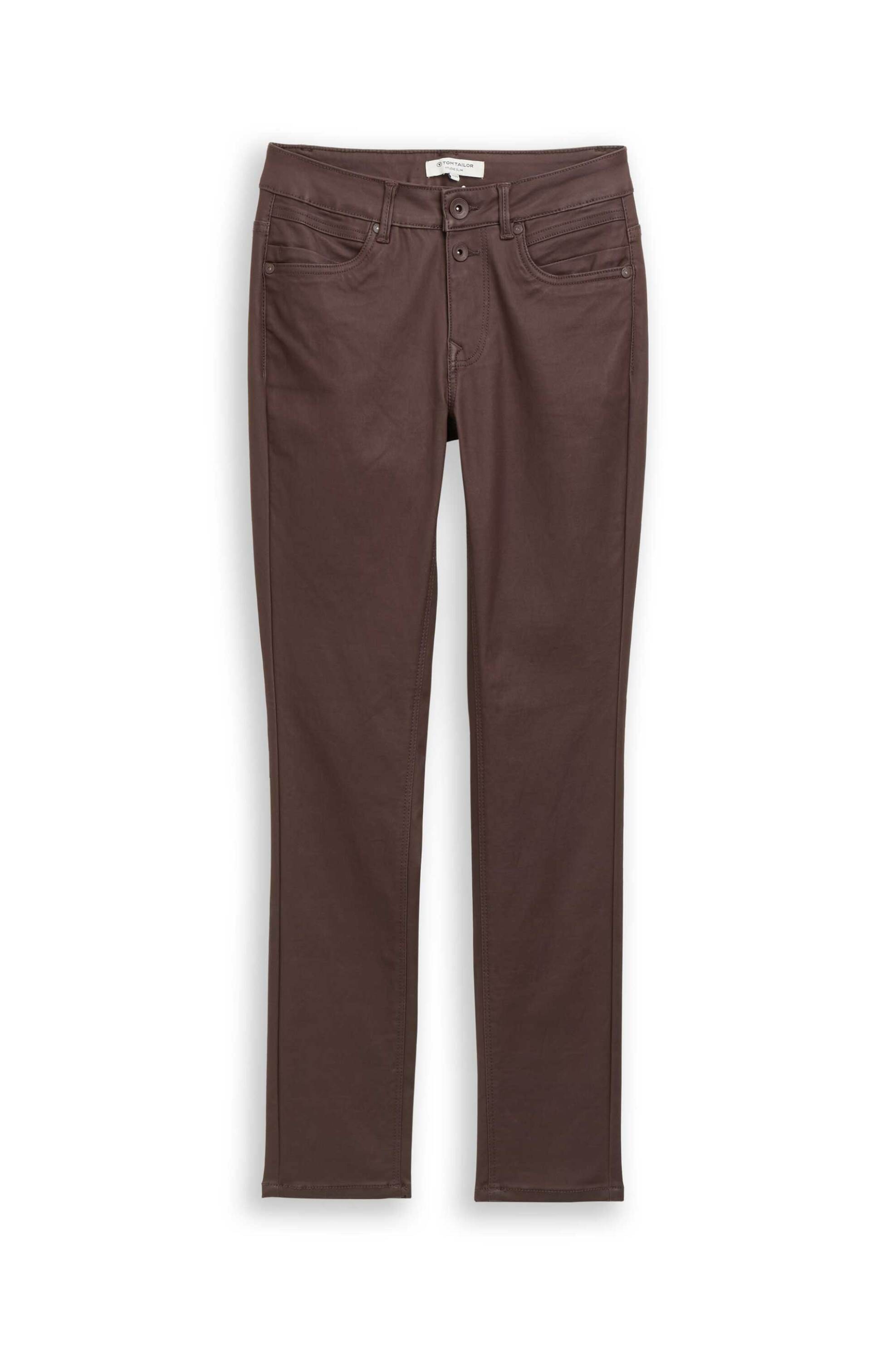 Tom Tailor γυναικείο παντελόνι Slim Fit - 1048883 Καφέ