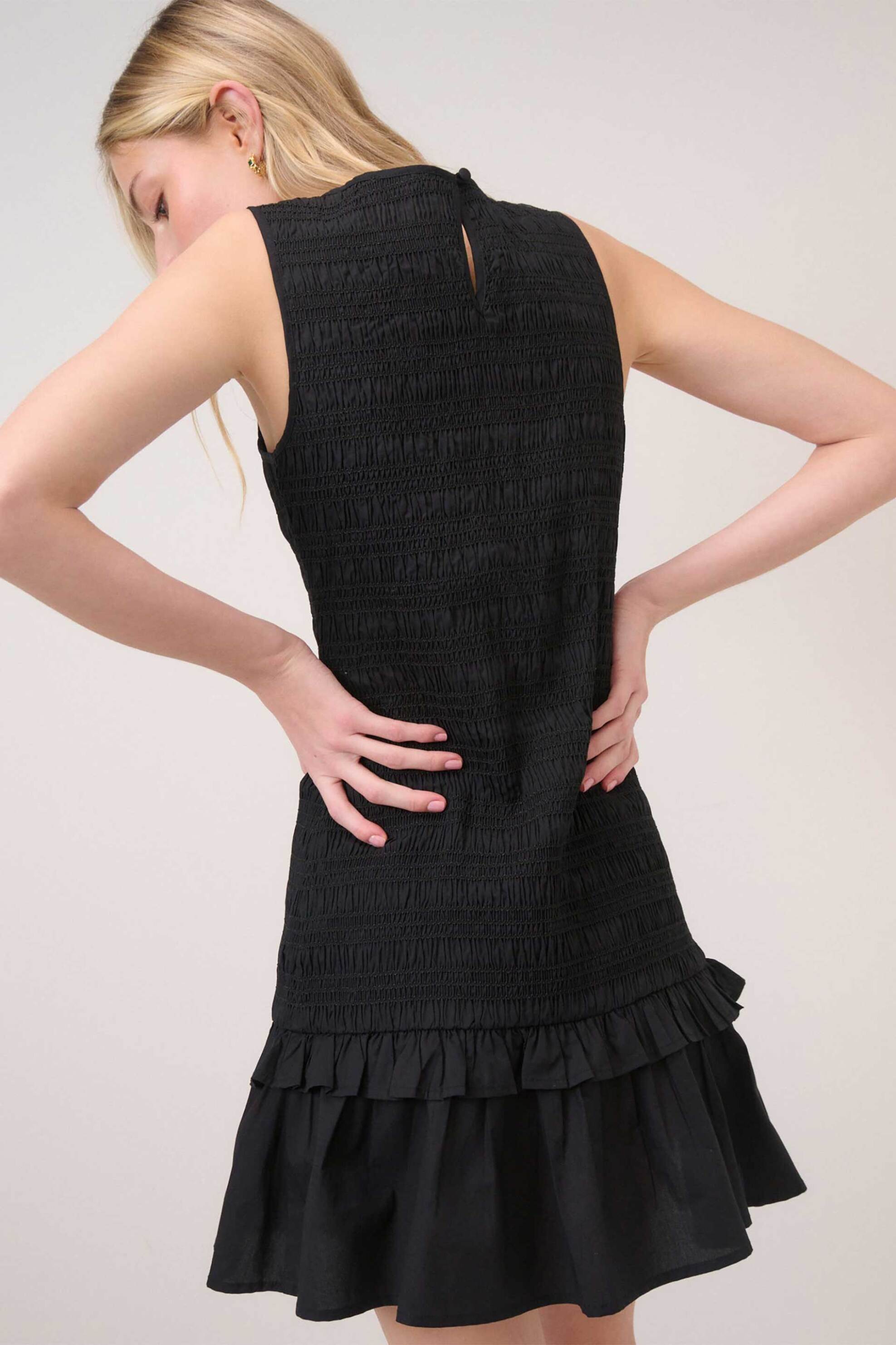 Nobody ́s Child Γυναικείο Φόρεμα Mini Henley - 2614923001 Μαύρο