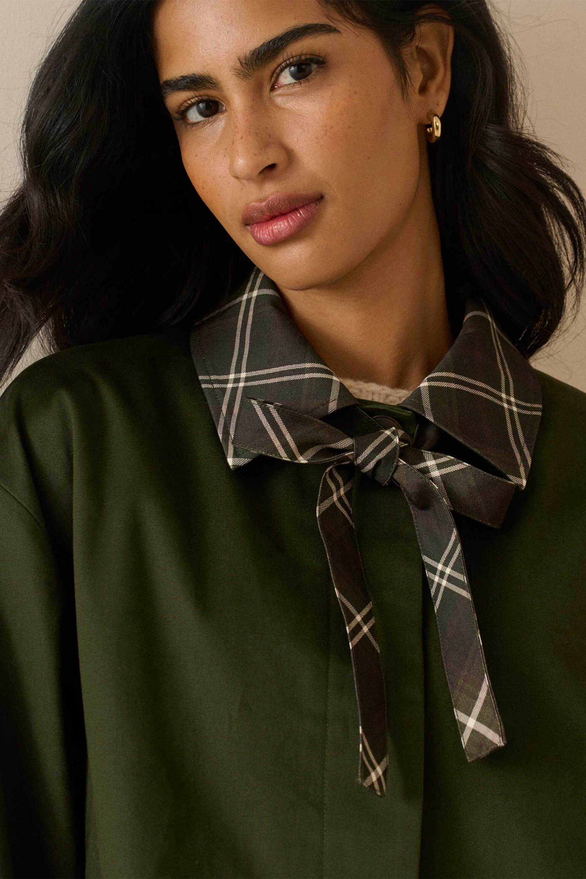 NOBODY΄S CHILD Nobody΄s Child γυναικείo jacket με tartan print - 2616779001 Πράσινο - 3