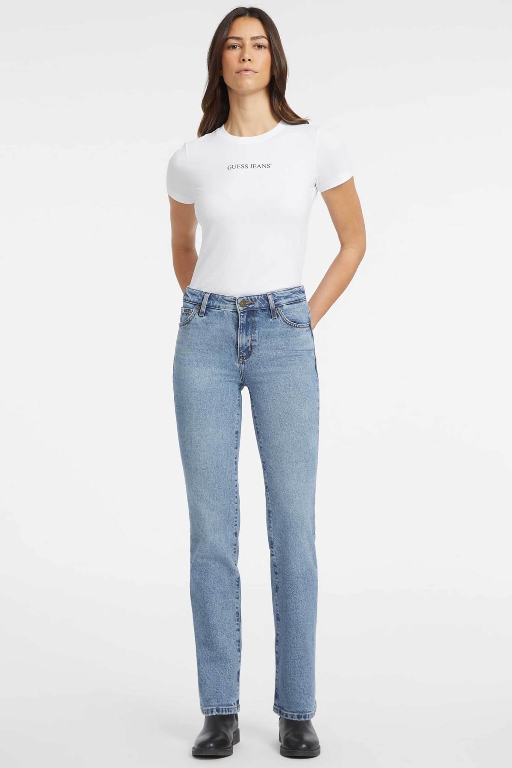Guess Guess γυναικείο τζιν παντελόνι Straight Fit 