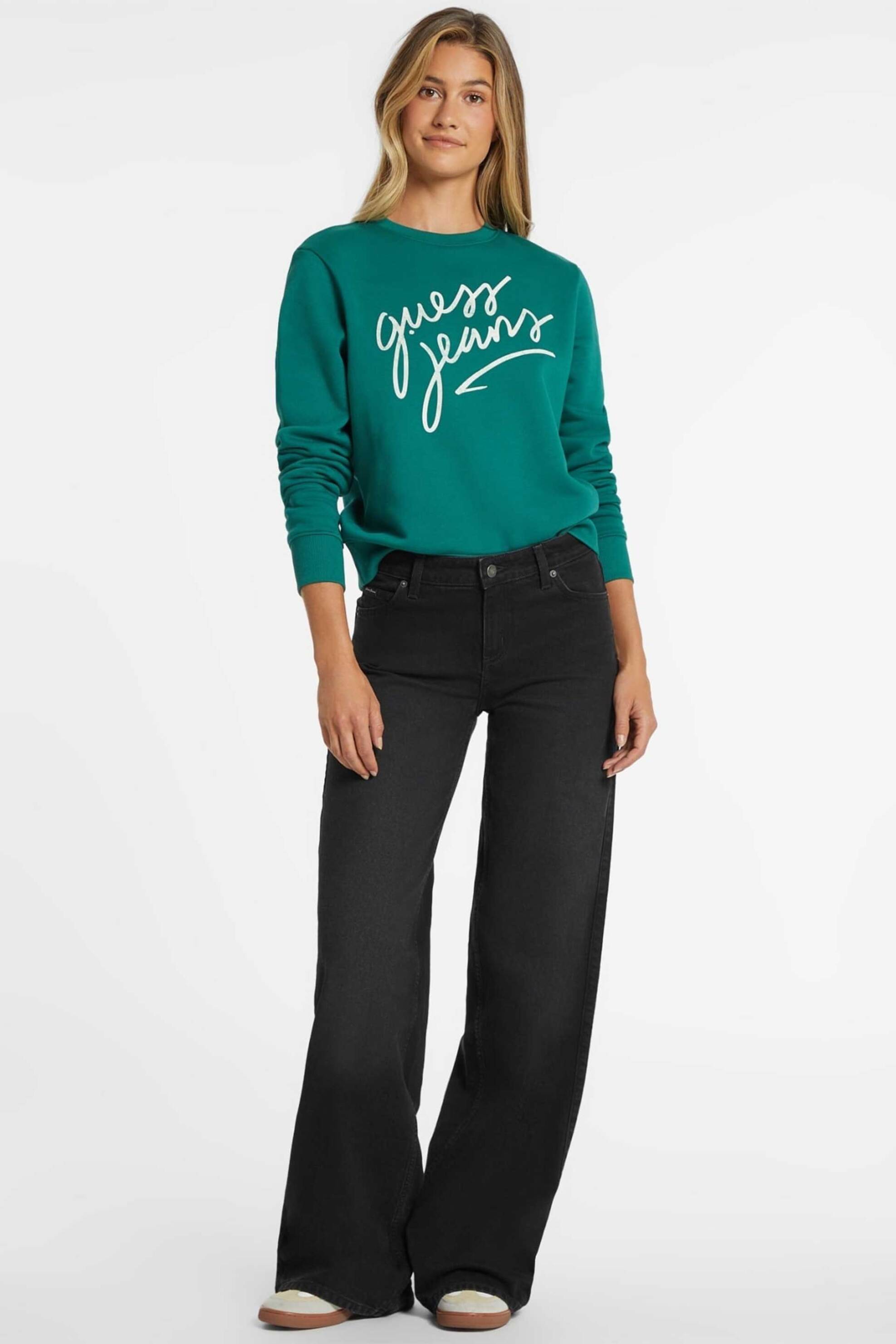 Guess Guess γυναικείο τζιν παντελόνι Wide Leg 