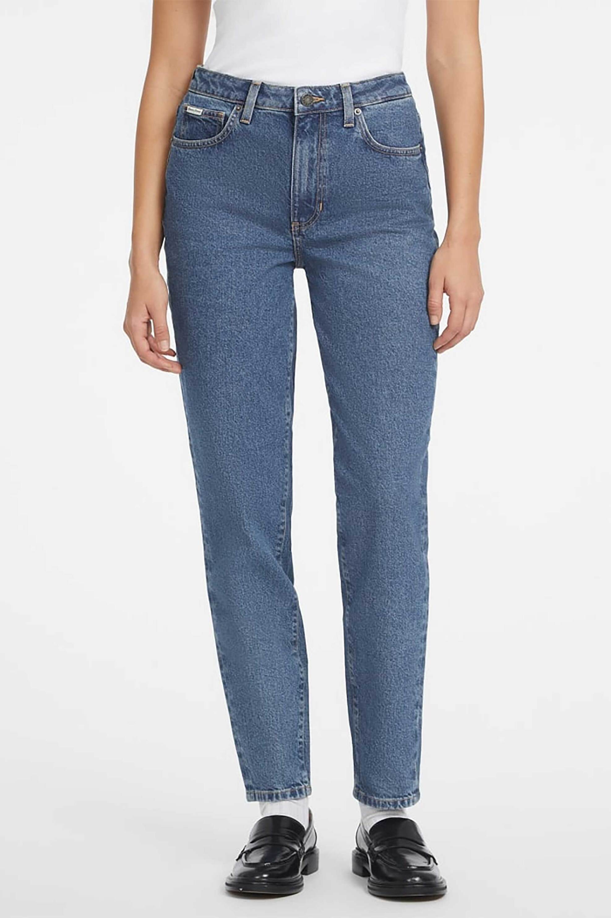 Guess γυναικείο τζιν παντελόνι πεντάτσεπο Mom Fit "G06" - W4YA0DD5CC3 Denim Blue Σκούρο φωτογραφία