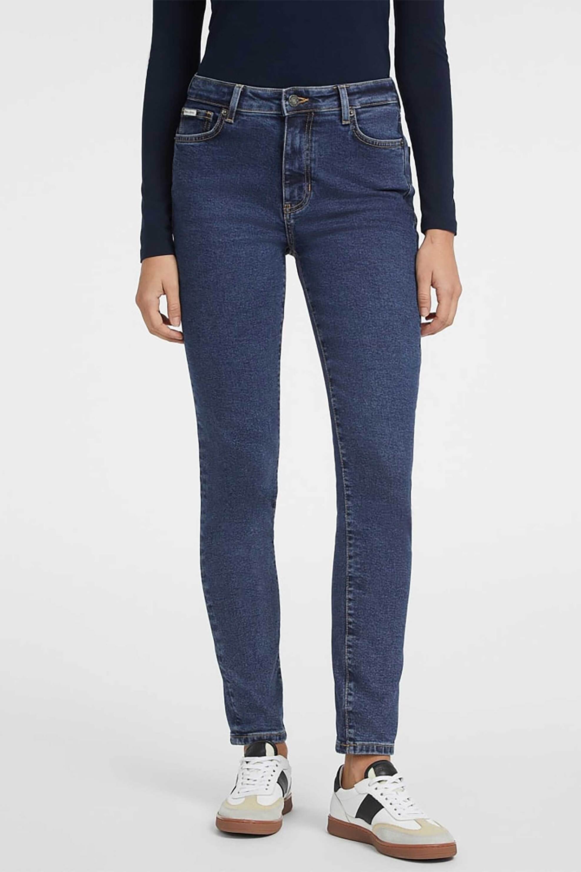 Guess γυναικείο τζιν παντελόνι πεντάτσεπο Skinny Fit "G05" - W4YA92D5CB2 Denim Blue Σκούρο φωτογραφία